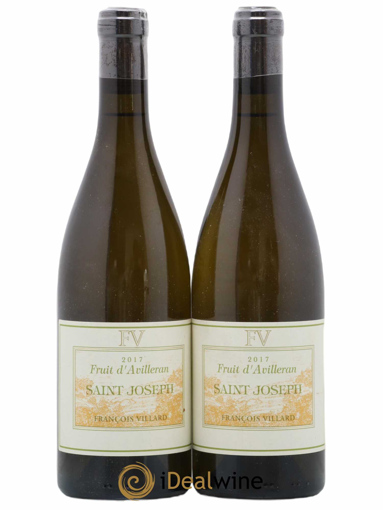 Saint-Joseph Fruit d'Avilleran François Villard 2017 - Lot of 2 bottles - 0