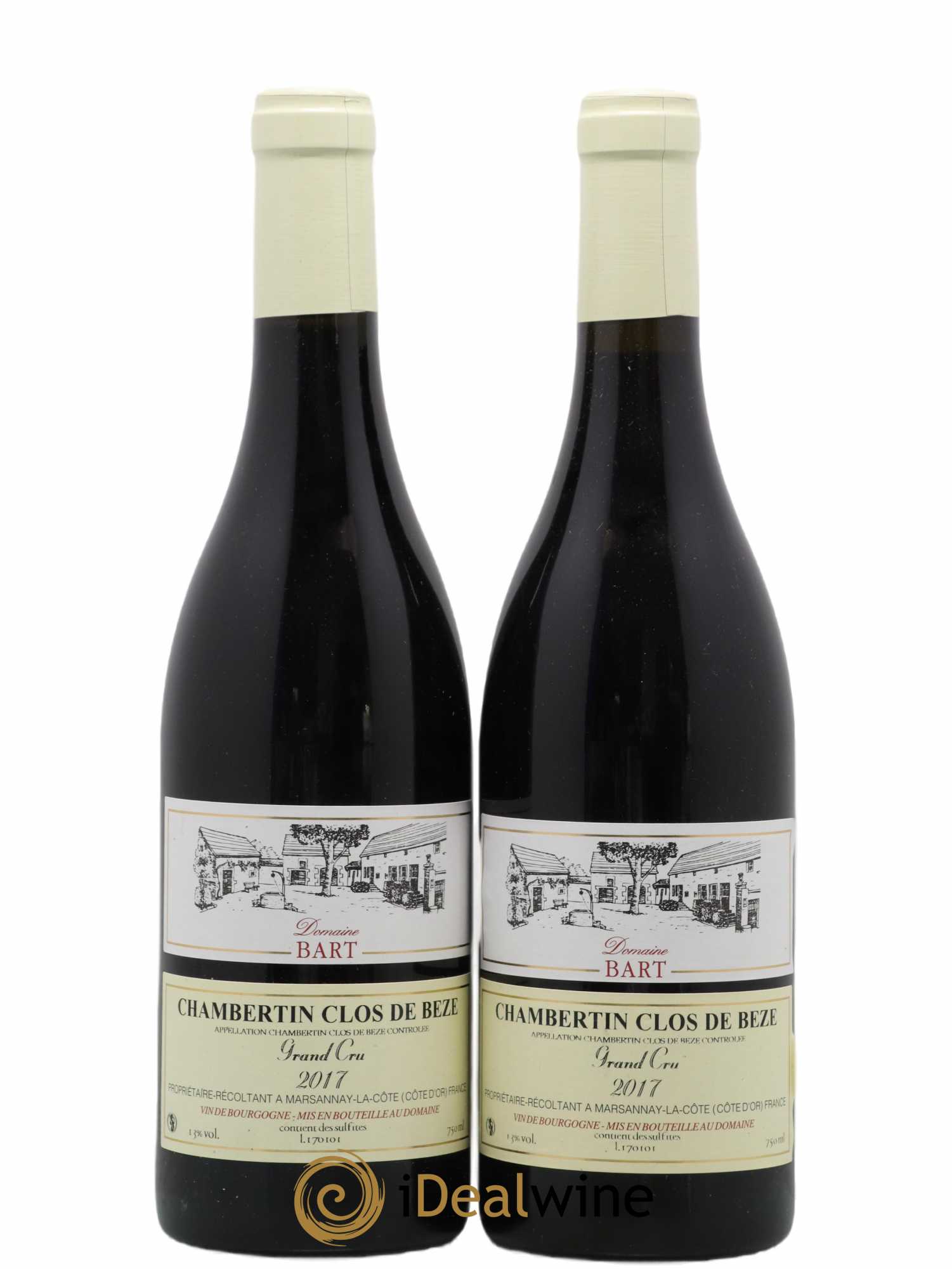 Chambertin Clos de Bèze Grand Cru Bart (Domaine) 2017 - Lot of 2 bottles - 0
