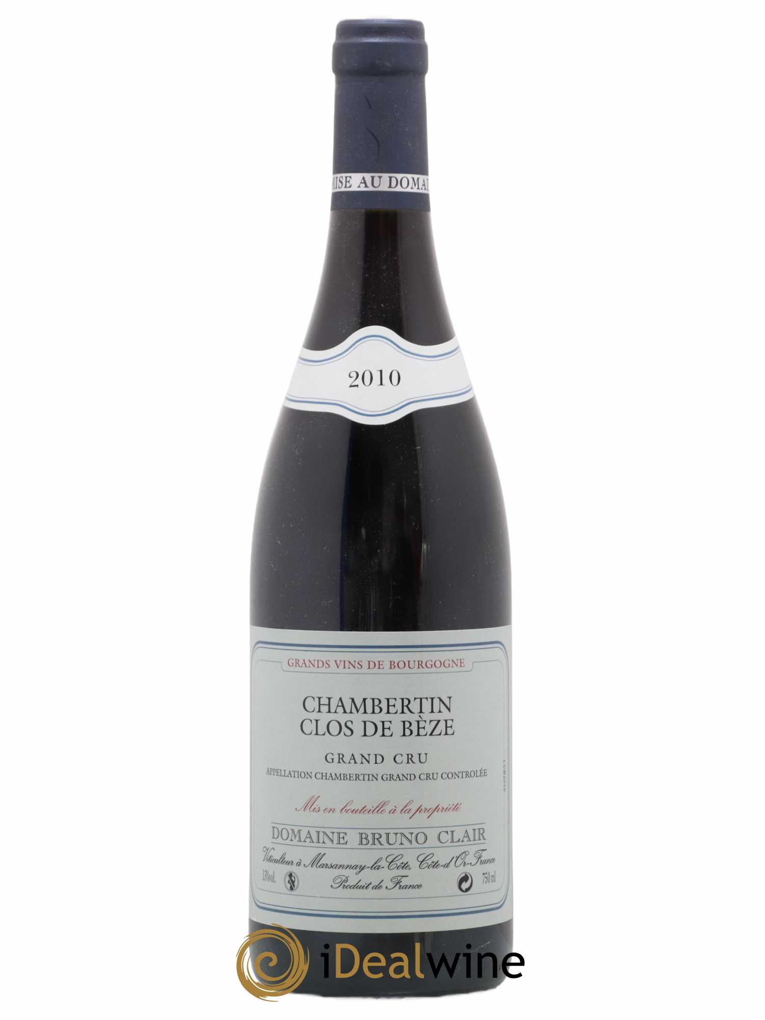 Chambertin Clos de Bèze Grand Cru Bruno Clair (Domaine) 2010 - Lot de 1 bouteille - 0