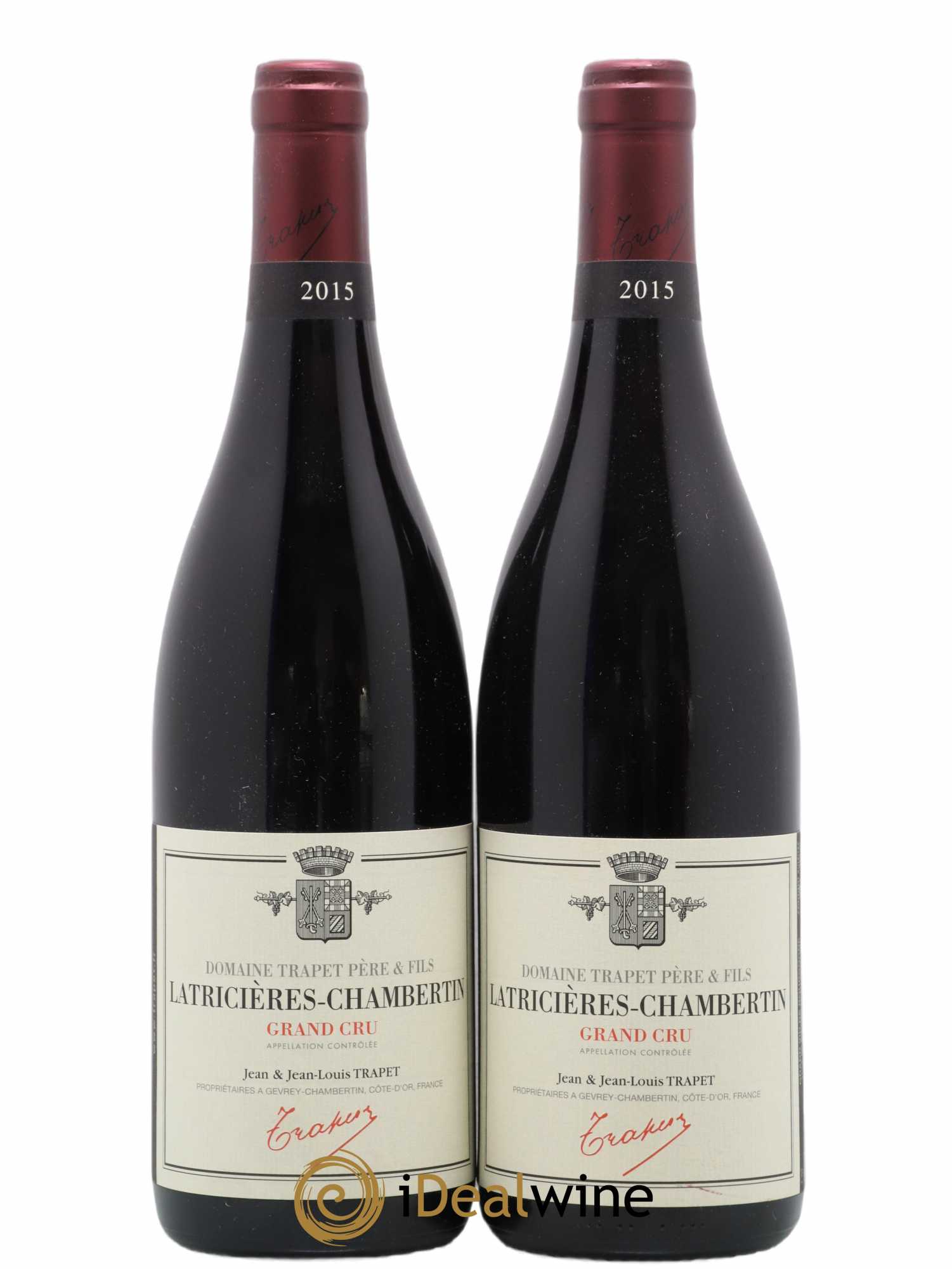 Latricières-Chambertin Grand Cru Domaine Trapet 2015 - Lot de 2 bouteilles - 0