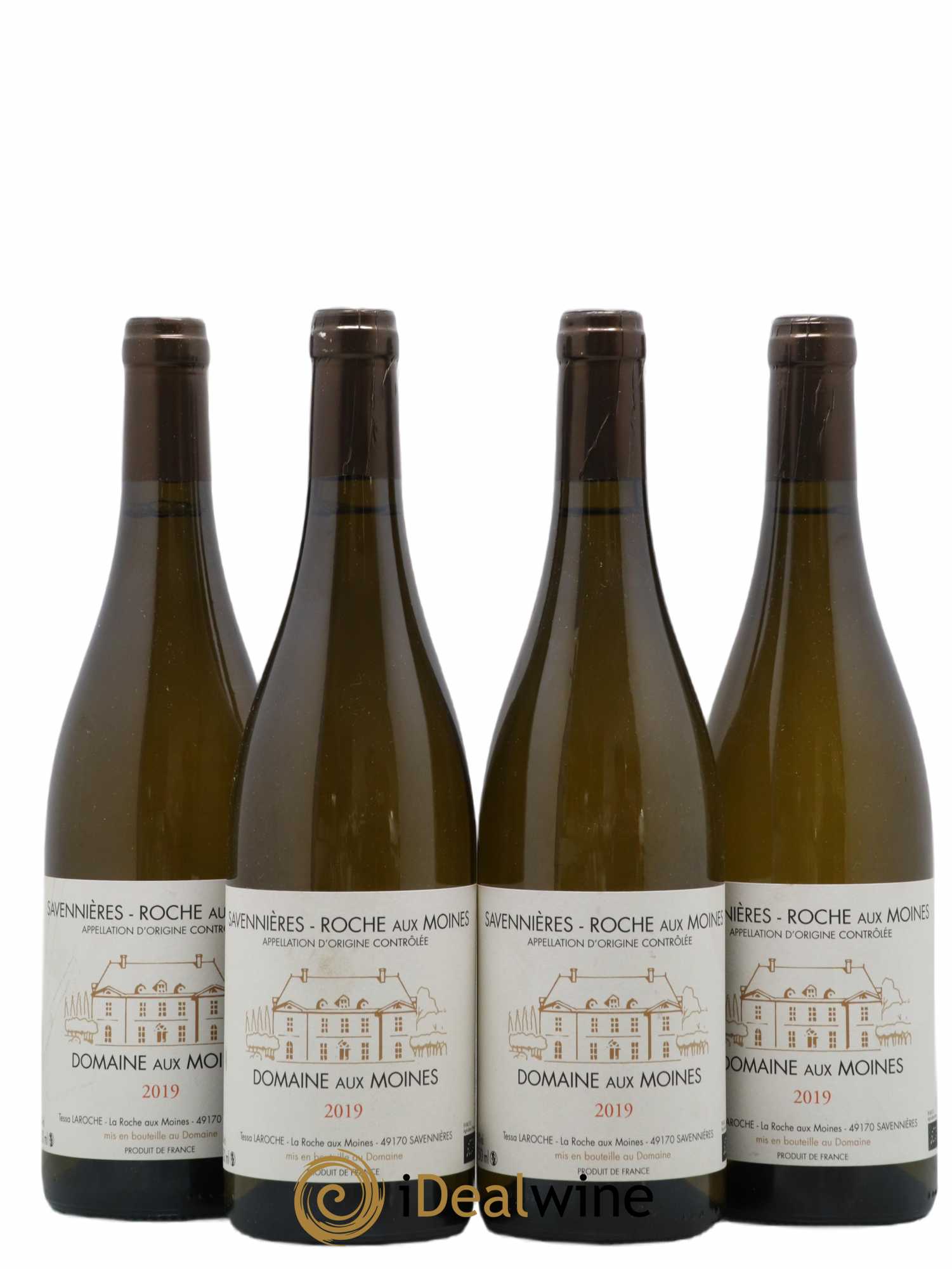 Savennières Roche aux Moines Domaine aux Moines 2019 - Lot de 4 bouteilles - 0