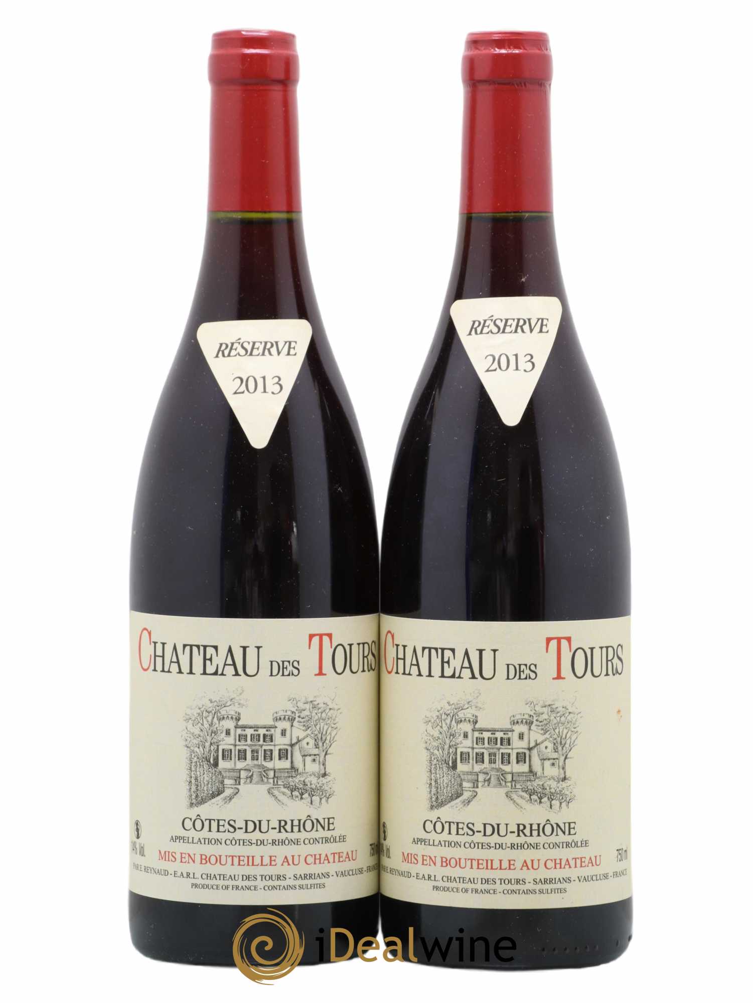 Côtes-du-Rhône Château des Tours Emmanuel Reynaud 2013 - Lot de 2 bouteilles - 0