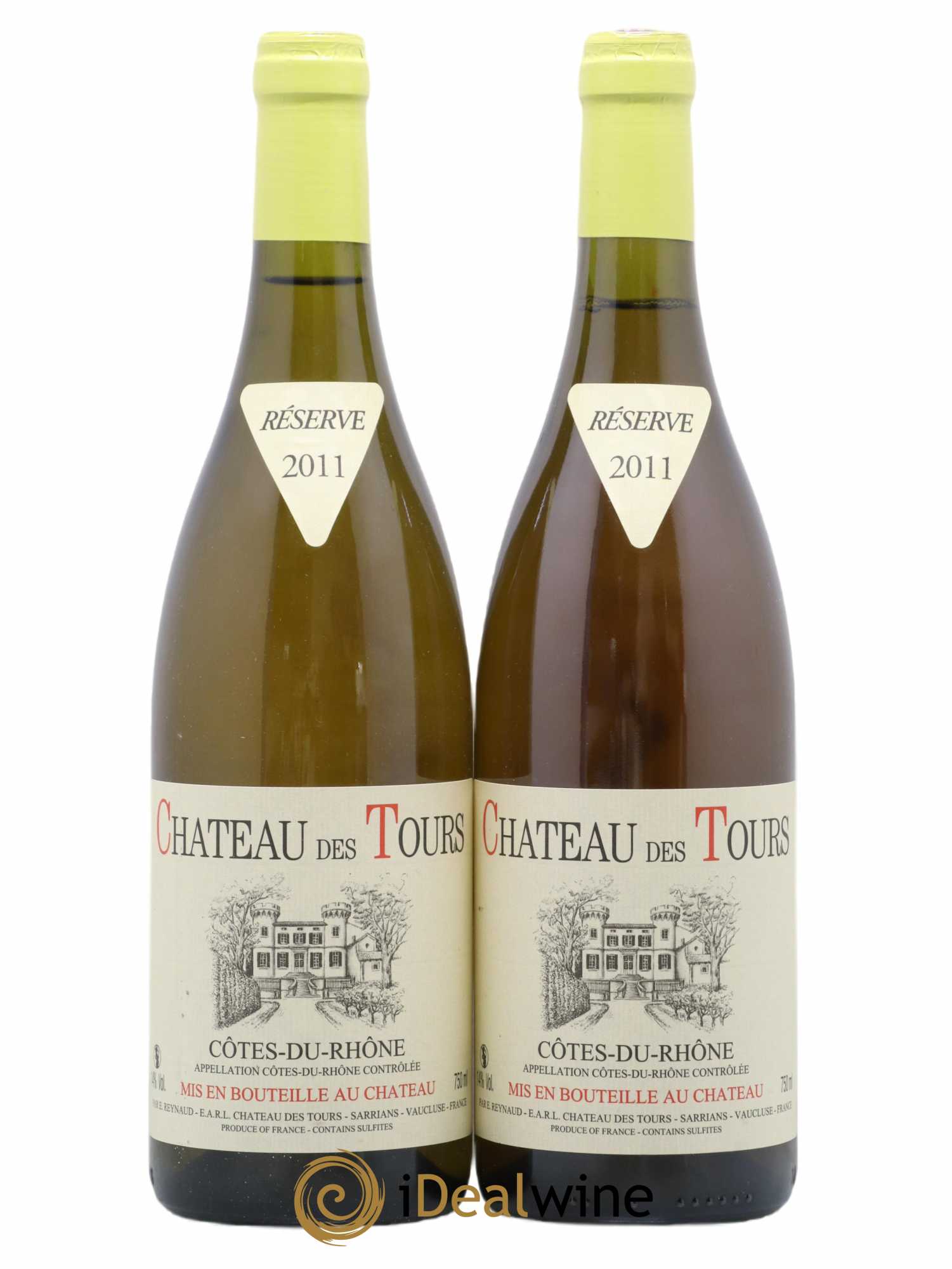 Côtes-du-Rhône Château des Tours Emmanuel Reynaud 2011 - Lot de 2 bouteilles - 0