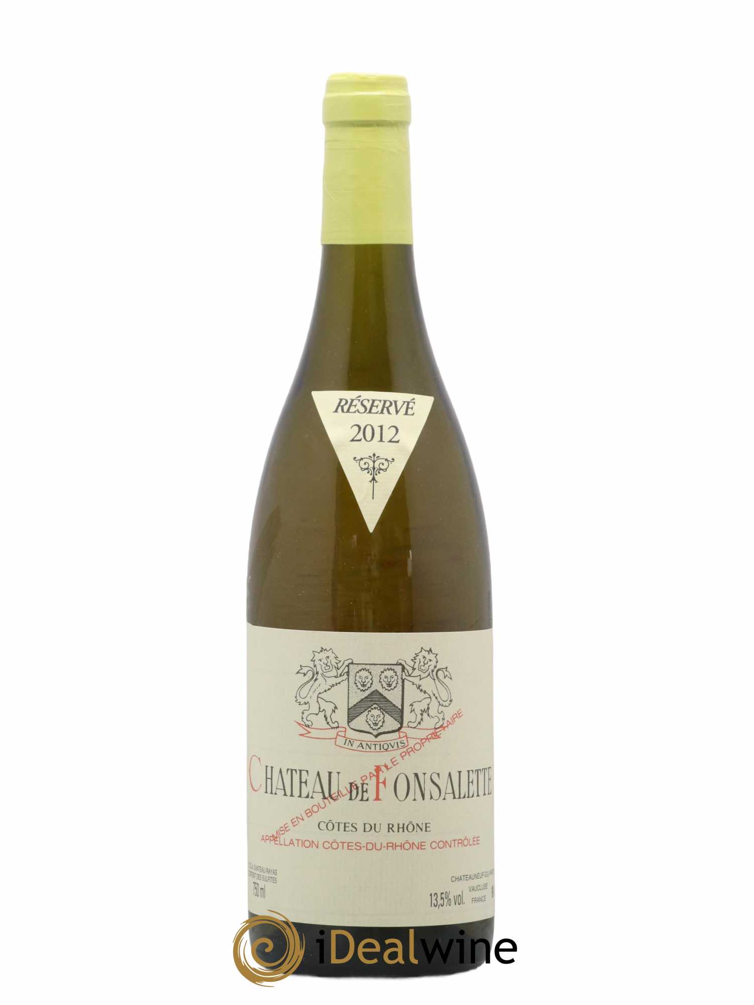 Côtes-du-Rhône Château de Fonsalette Emmanuel Reynaud 2012 - Lot of 1 bottle - 0