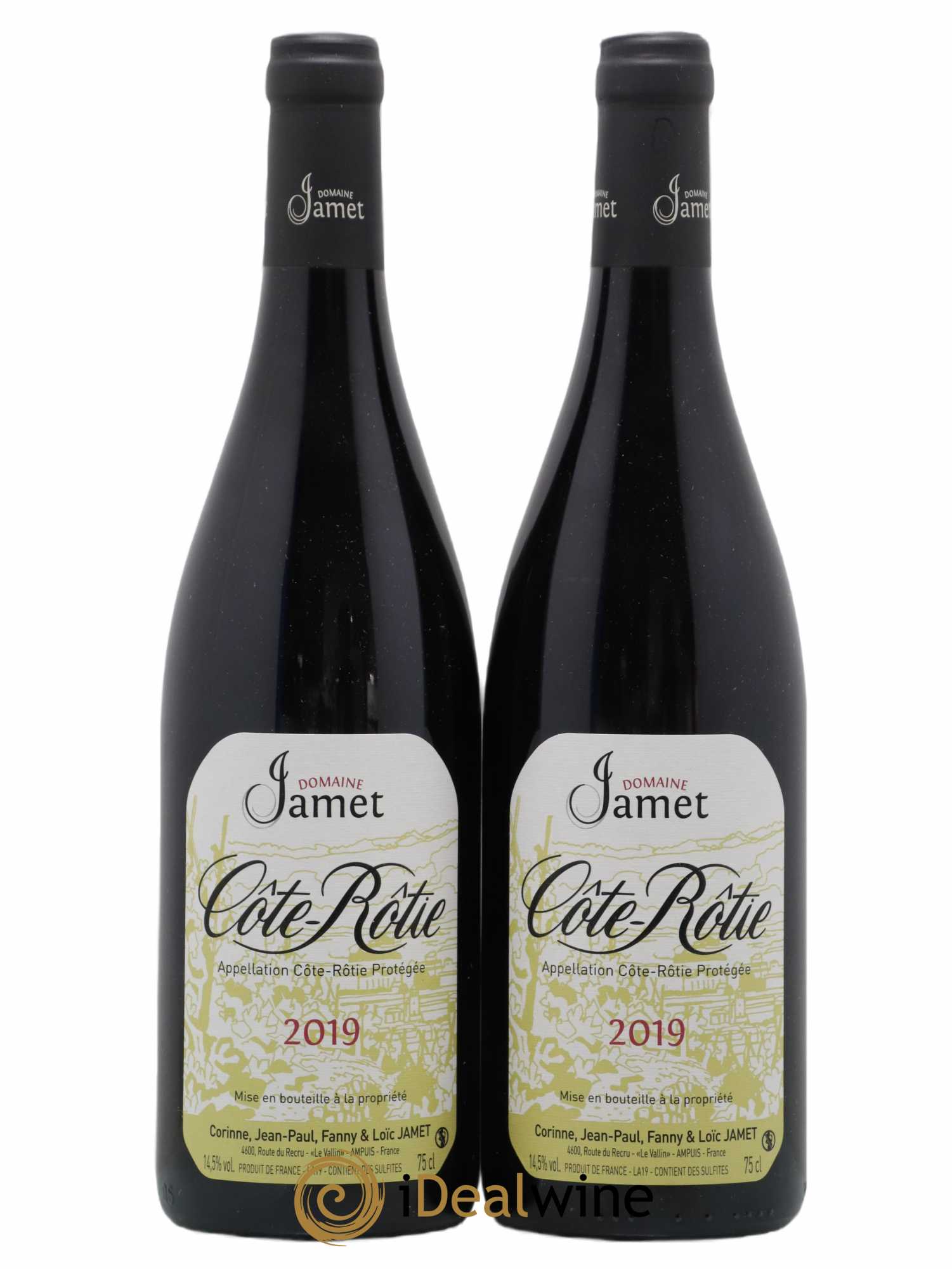 Côte-Rôtie Jamet (Domaine) 2019 - Lot of 2 bottles - 0