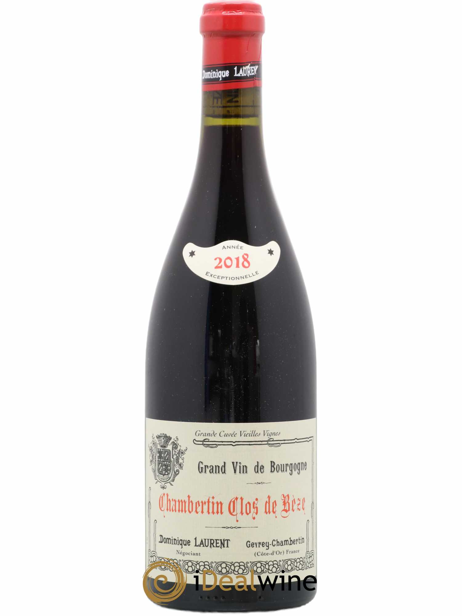 Chambertin Clos de Bèze Grand Cru Grande cuvée Vieilles vignes Dominique Laurent 2018 - Lot of 1 bottle - 0