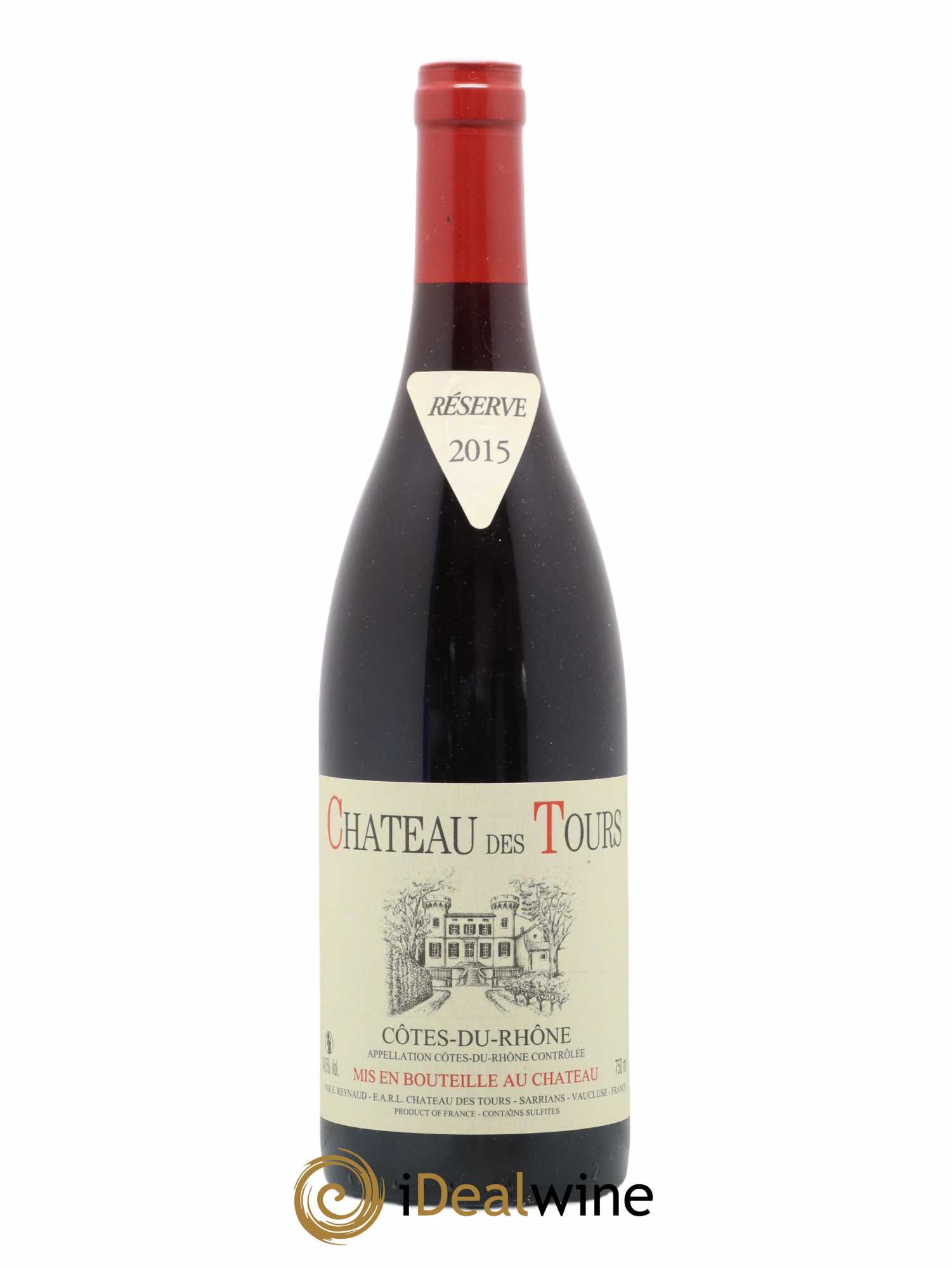 Côtes-du-Rhône Château des Tours Emmanuel Reynaud 2015 - Lot de 1 bouteille - 0