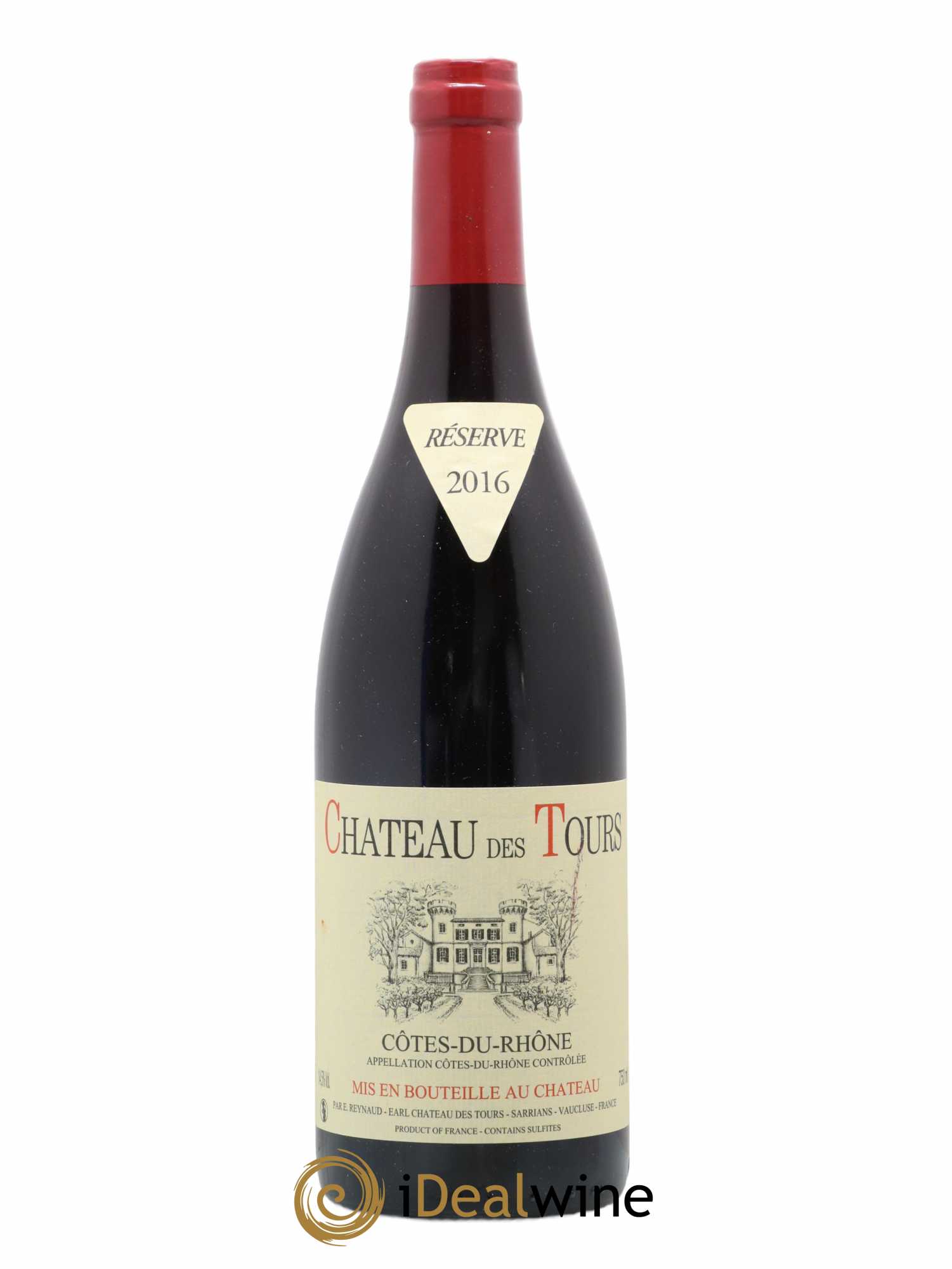 Côtes-du-Rhône Château des Tours Emmanuel Reynaud 2016 - Lot de 1 bouteille - 0