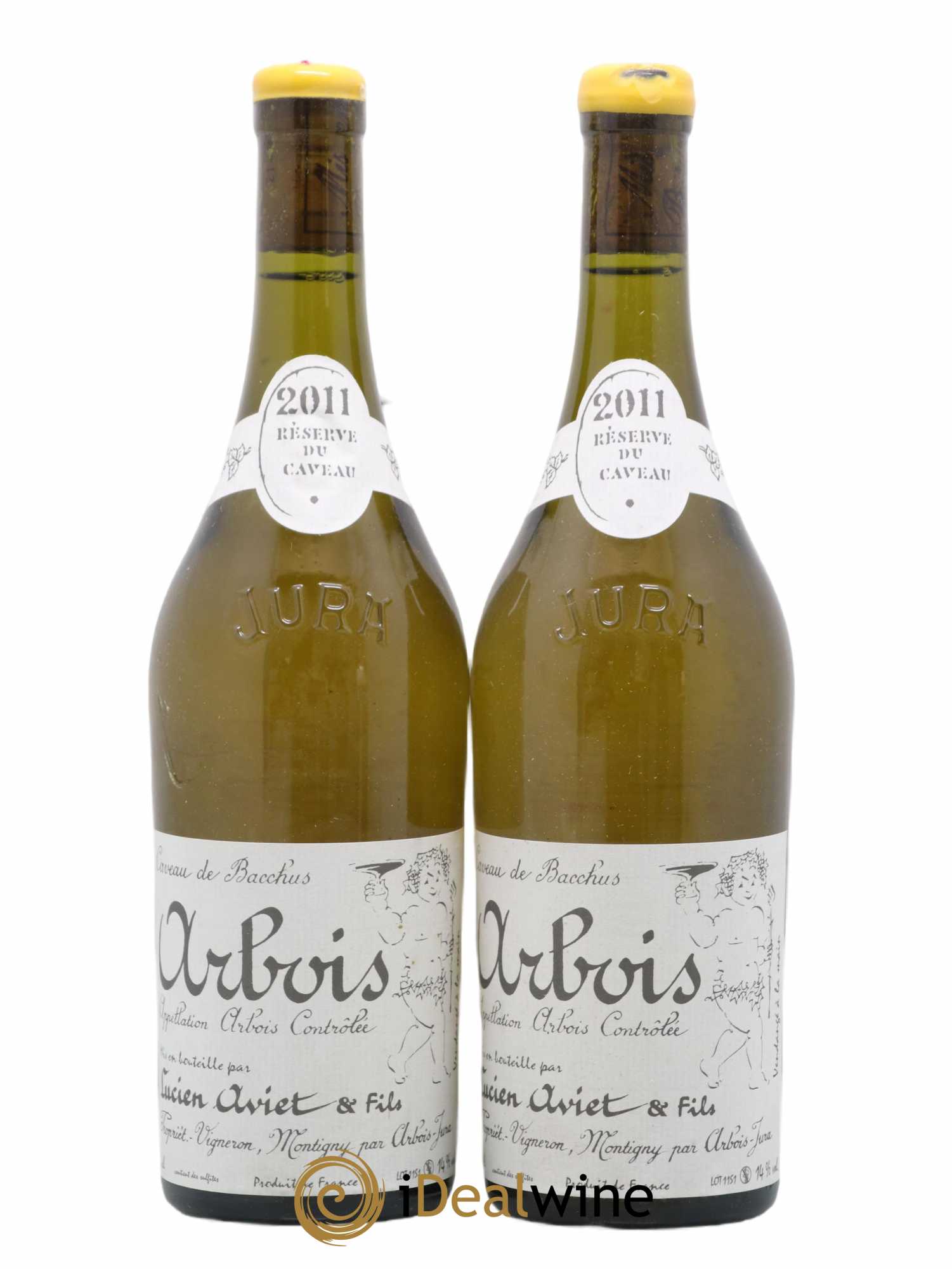 Arbois Lucien Aviet Réserve du Caveau 2011 - Lot de 2 bouteilles - 0