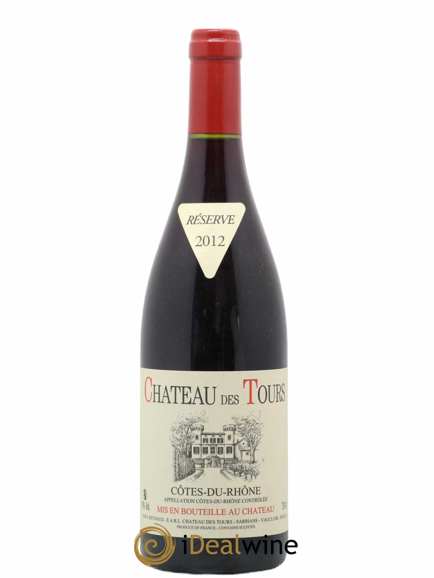 Côtes-du-Rhône Château des Tours Emmanuel Reynaud 2012 - Lot de 1 bouteille - 0