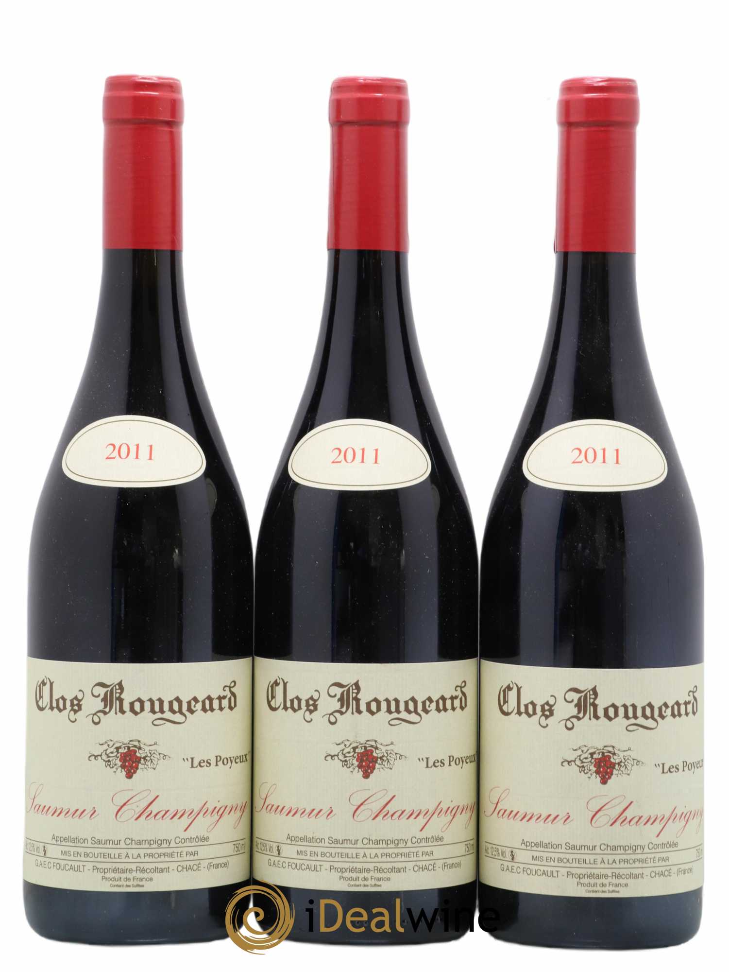 Saumur-Champigny Les Poyeux Clos Rougeard 2011 - Lot de 3 bouteilles - 0