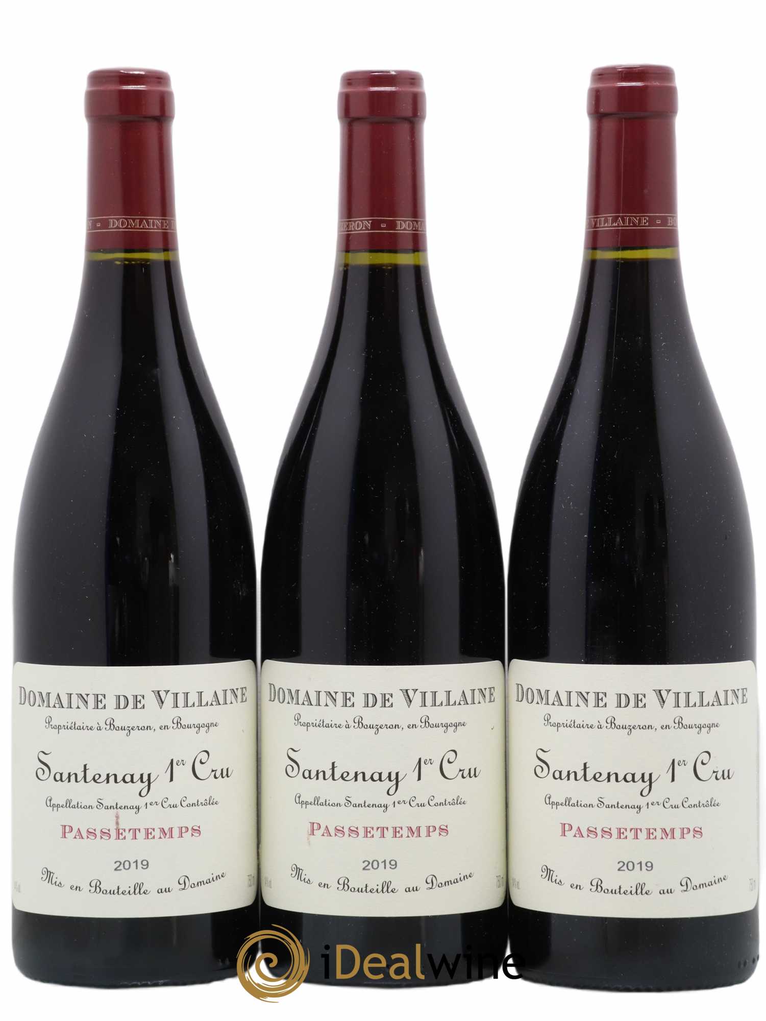 Santenay 1er Cru Passetemps Domaine de Villaine 2019 - Lot de 3 bouteilles - 0