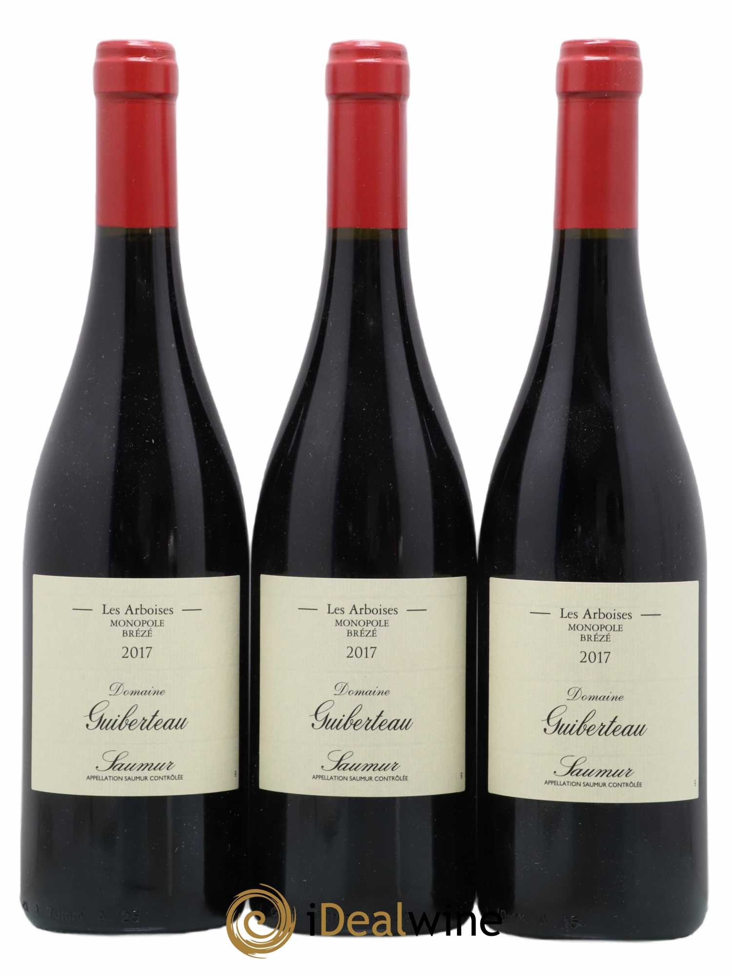 Saumur Les Arboises Domaine Guiberteau 2017 - Lot de 3 bouteilles - 0