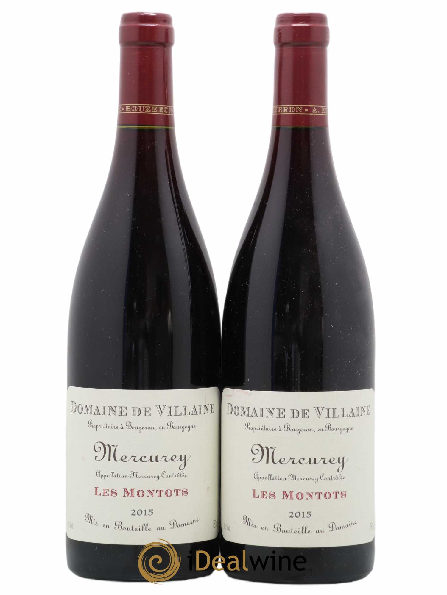 Mercurey Les Montots Domaine de Villaine 2015 - Lot de 2 bouteilles - 0