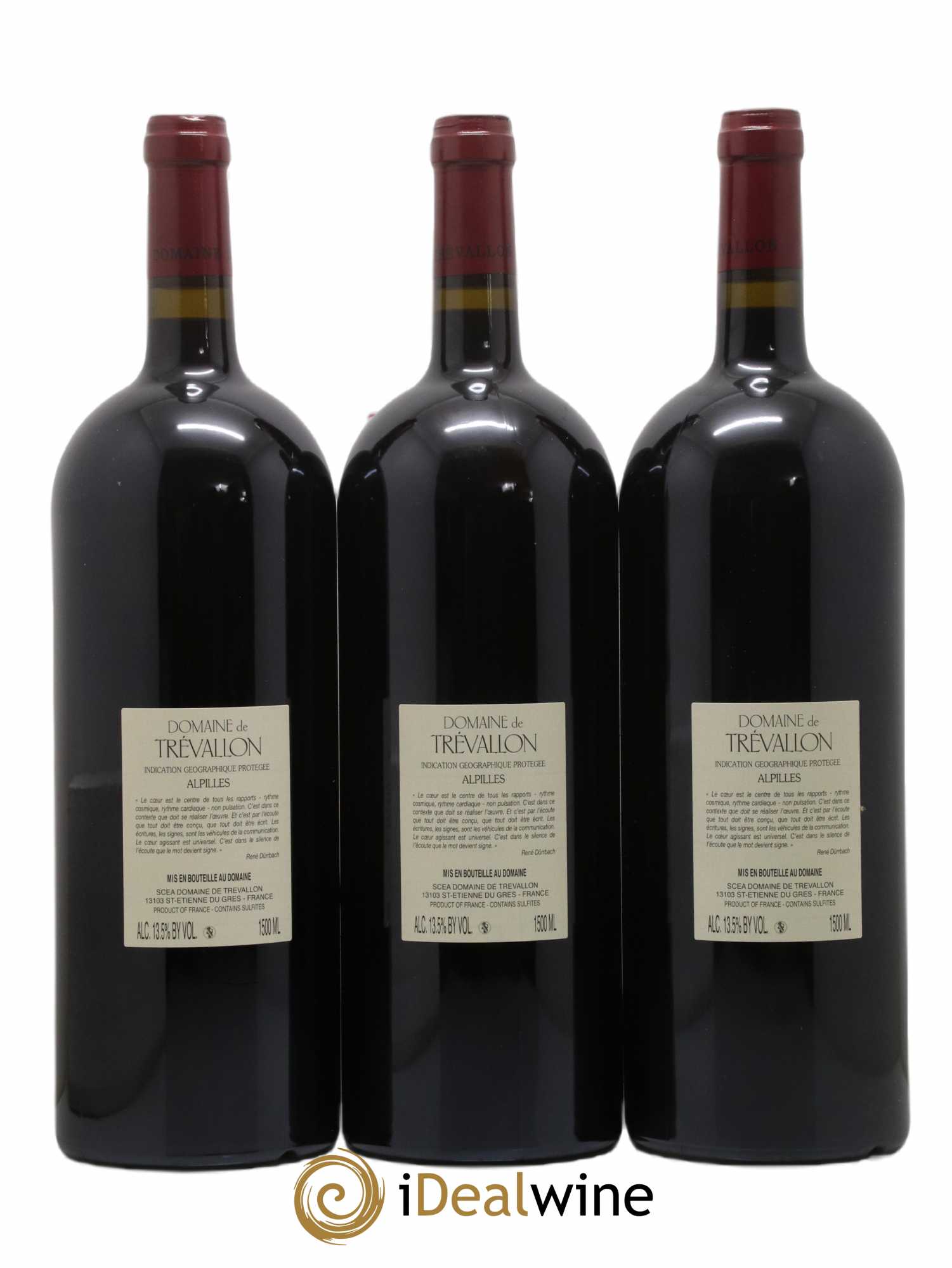 Alpilles Trévallon (Domaine de) Eloi Dürrbach 2020 - Lot de 3 magnums - 1