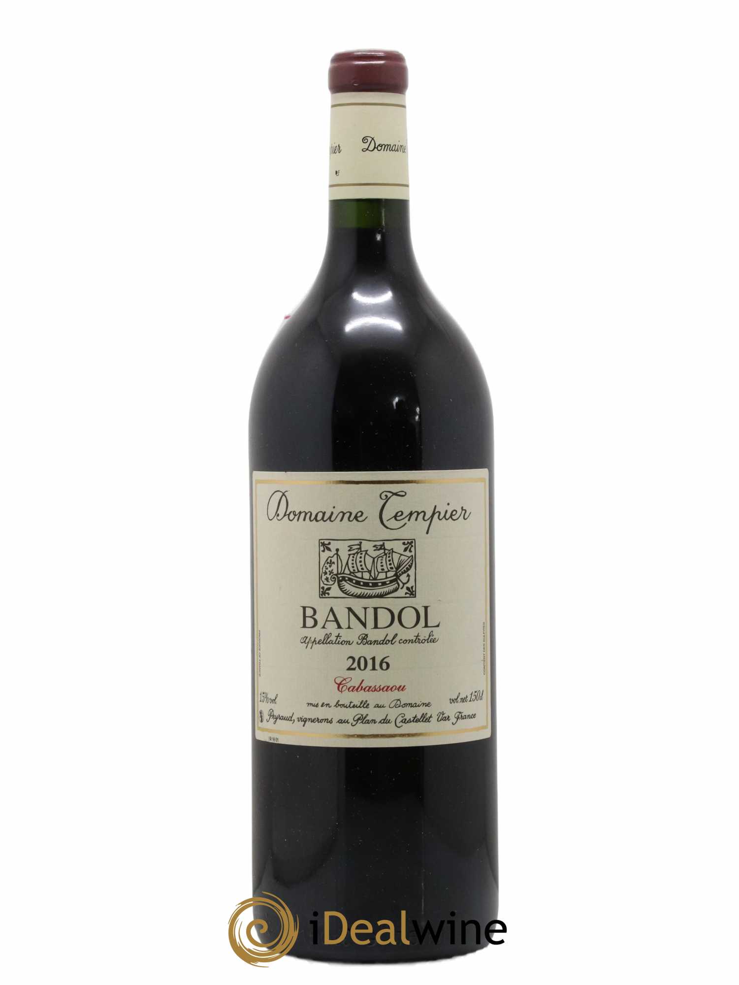 Bandol Domaine Tempier Cuvée Cabassaou Famille Peyraud 2016 - Lot de 1 magnum - 0