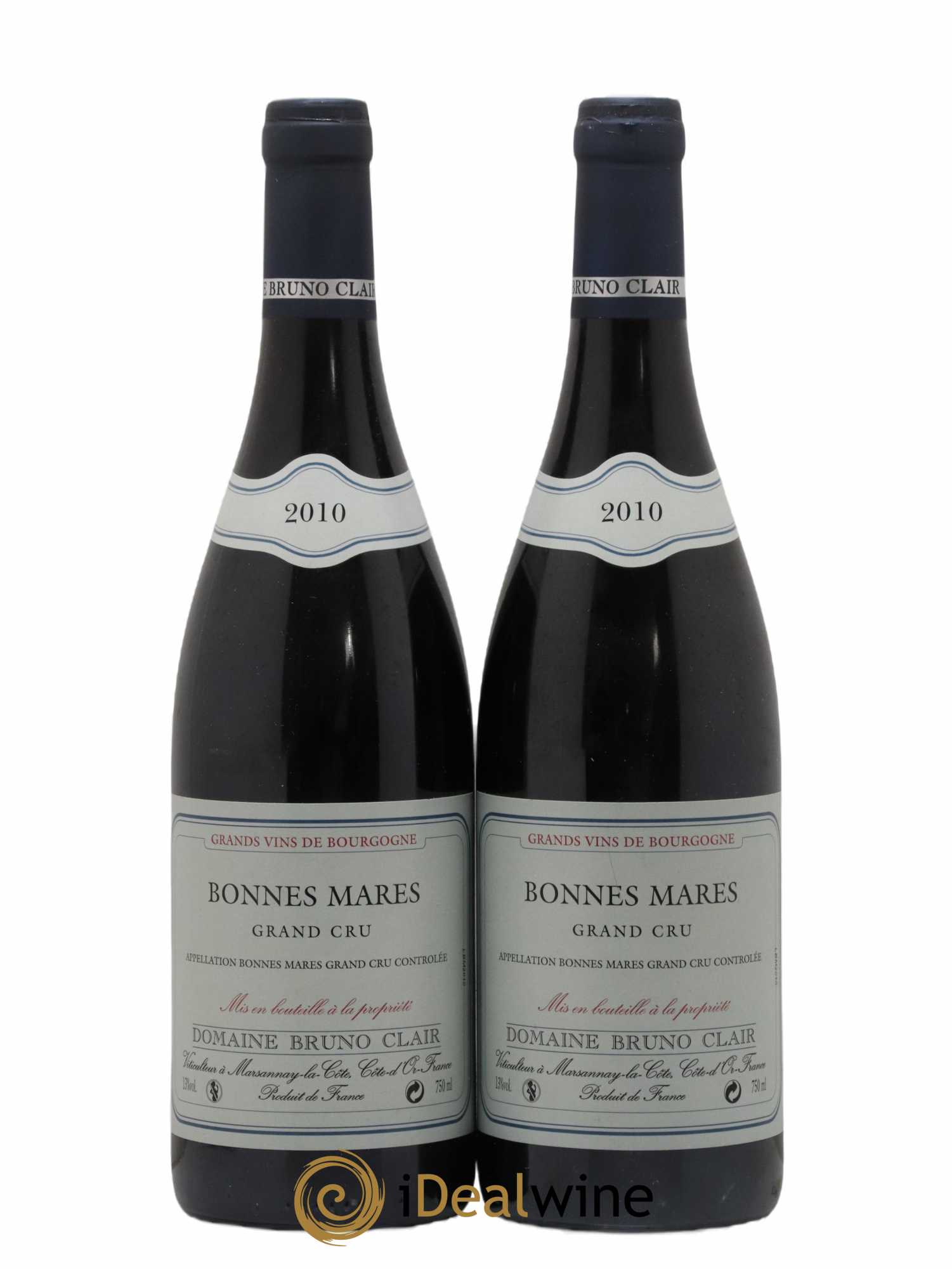 Bonnes-Mares Grand Cru Bruno Clair (Domaine) 2010 - Lot de 2 bouteilles - 0