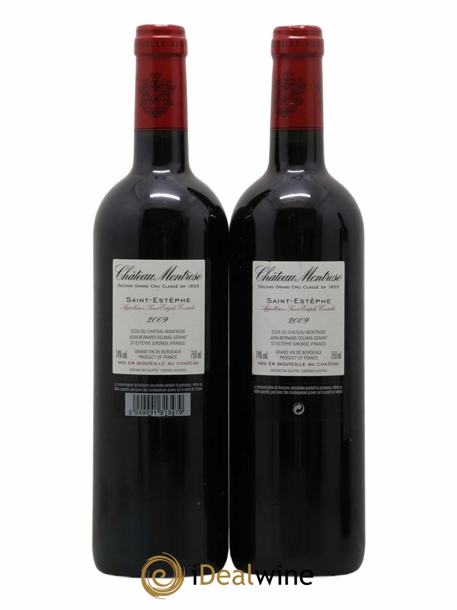 Château Montrose 2ème Grand Cru Classé 2009 - Lot de 2 bouteilles - 1