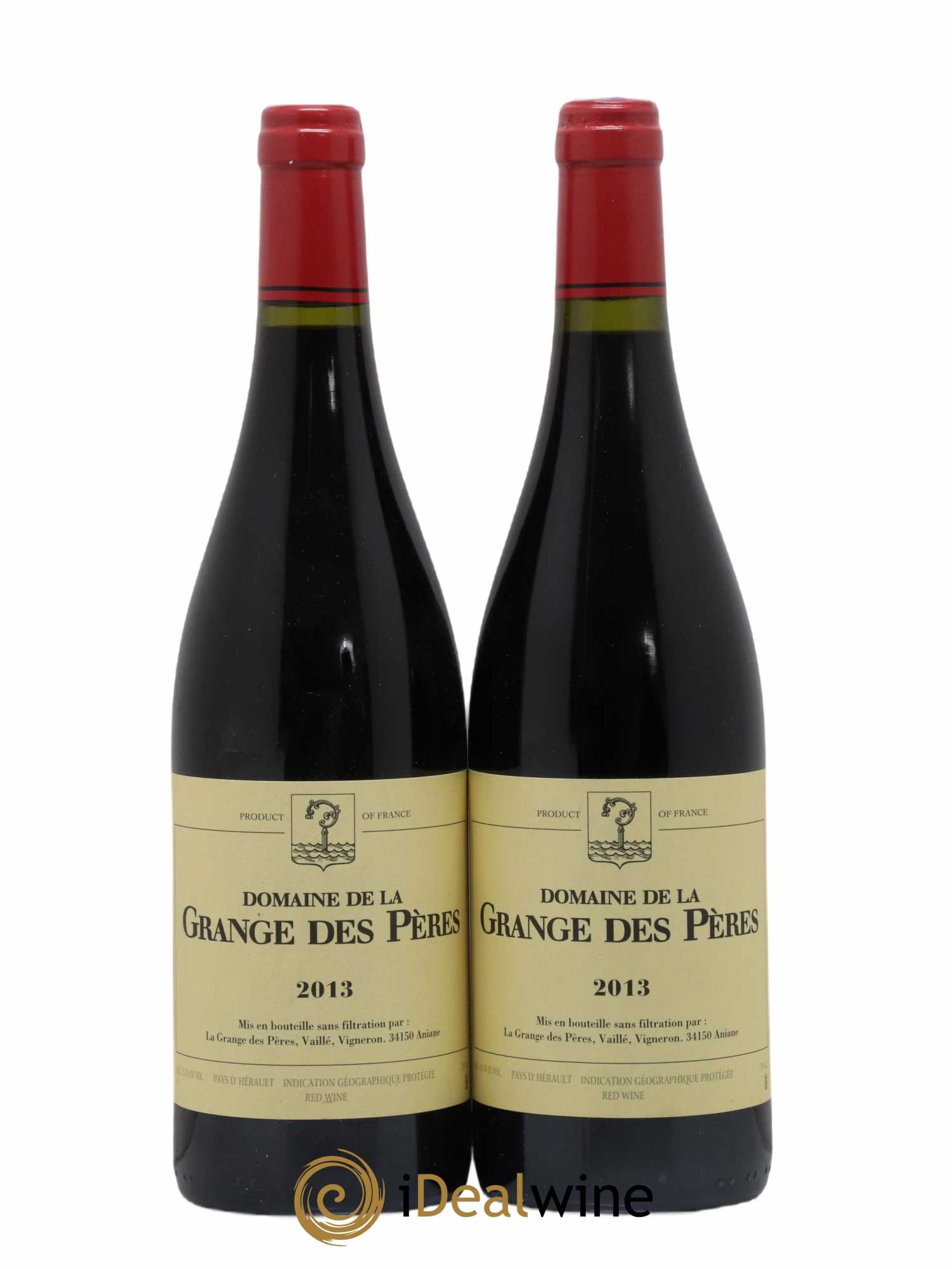 Pays d'Hérault Grange des Pères Laurent Vaillé 2013 - Lot de 2 bouteilles - 0