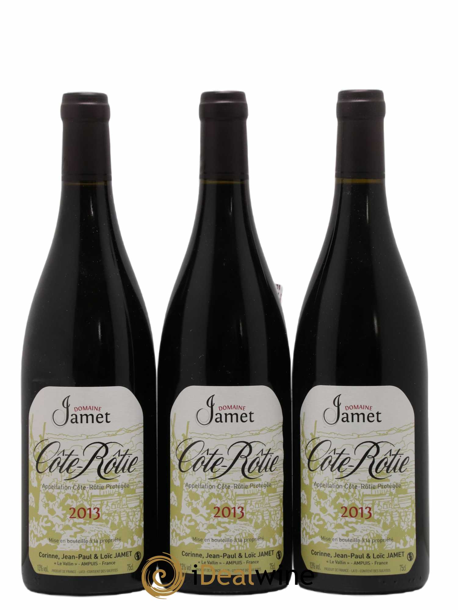 Côte-Rôtie Jamet (Domaine) 2013 - Lot de 3 bouteilles - 0