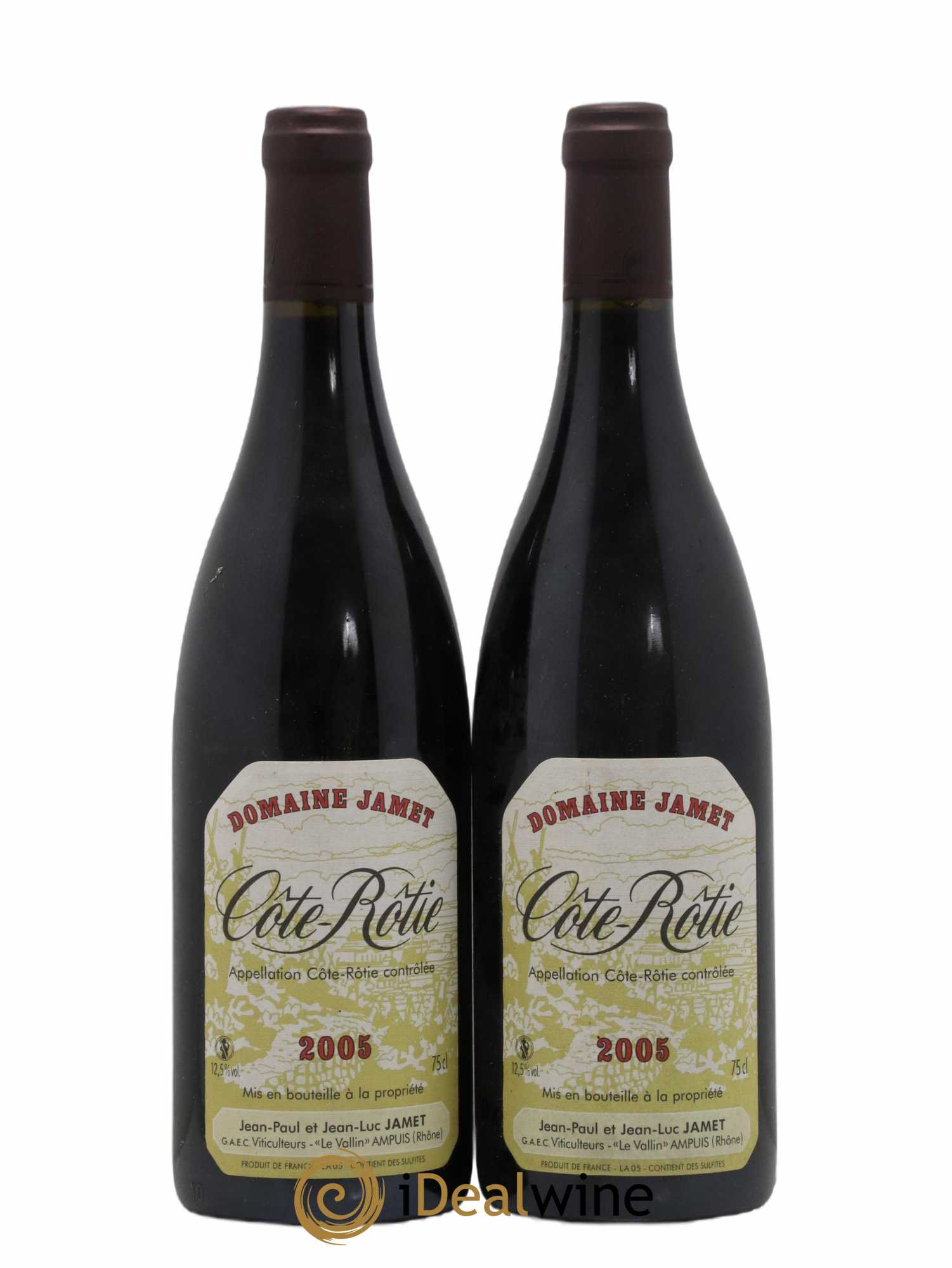 Côte-Rôtie Jamet (Domaine) 2005 - Lot of 2 bottles - 0