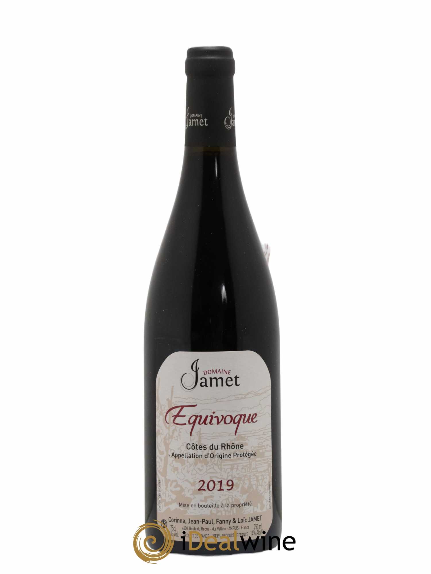 Côtes-du-Rhône Equivoque Jamet (Domaine) 2019 - Lot de 1 bouteille - 0