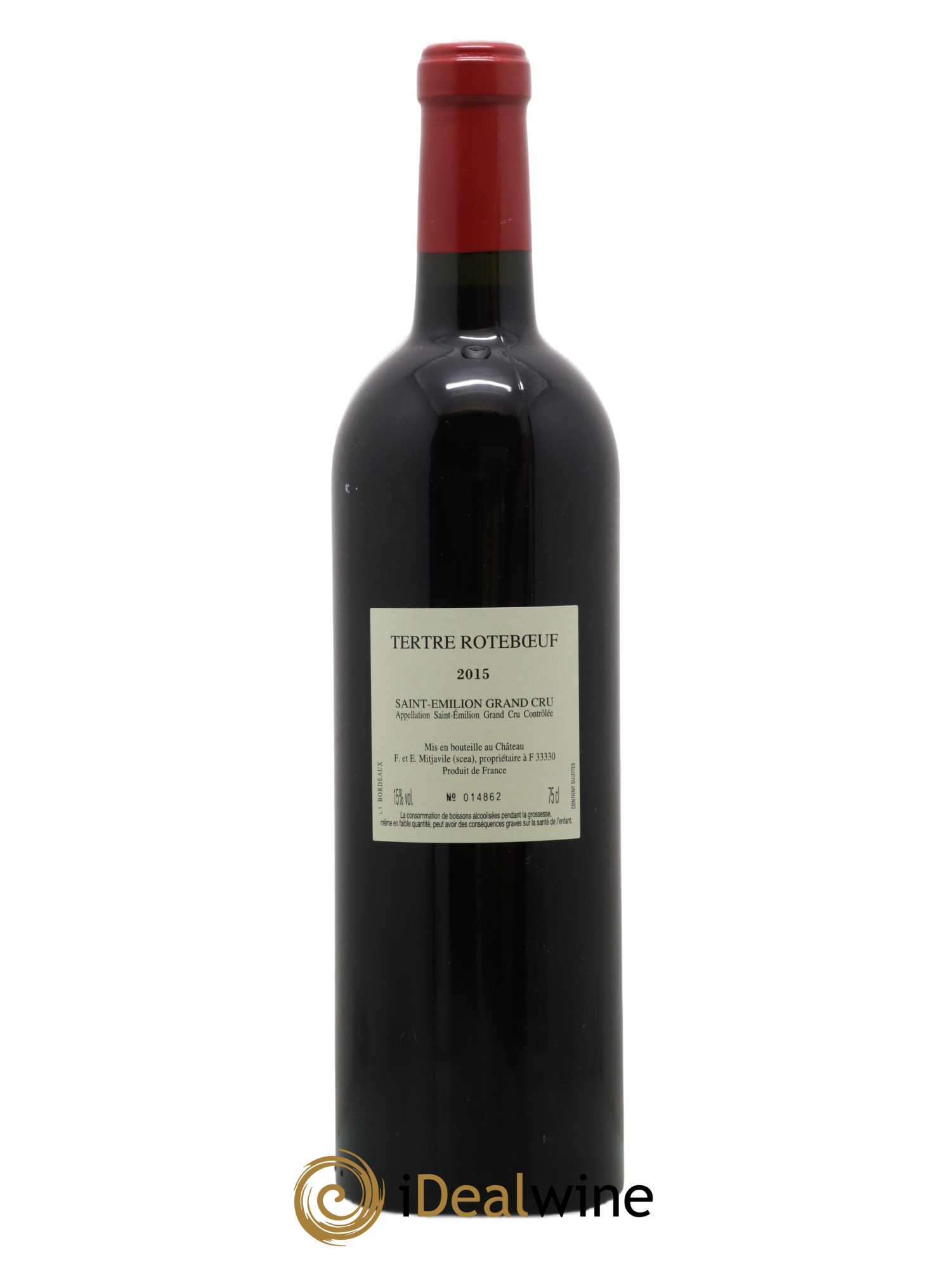 Château Tertre Roteboeuf 2015 - Lot de 1 bouteille - 1
