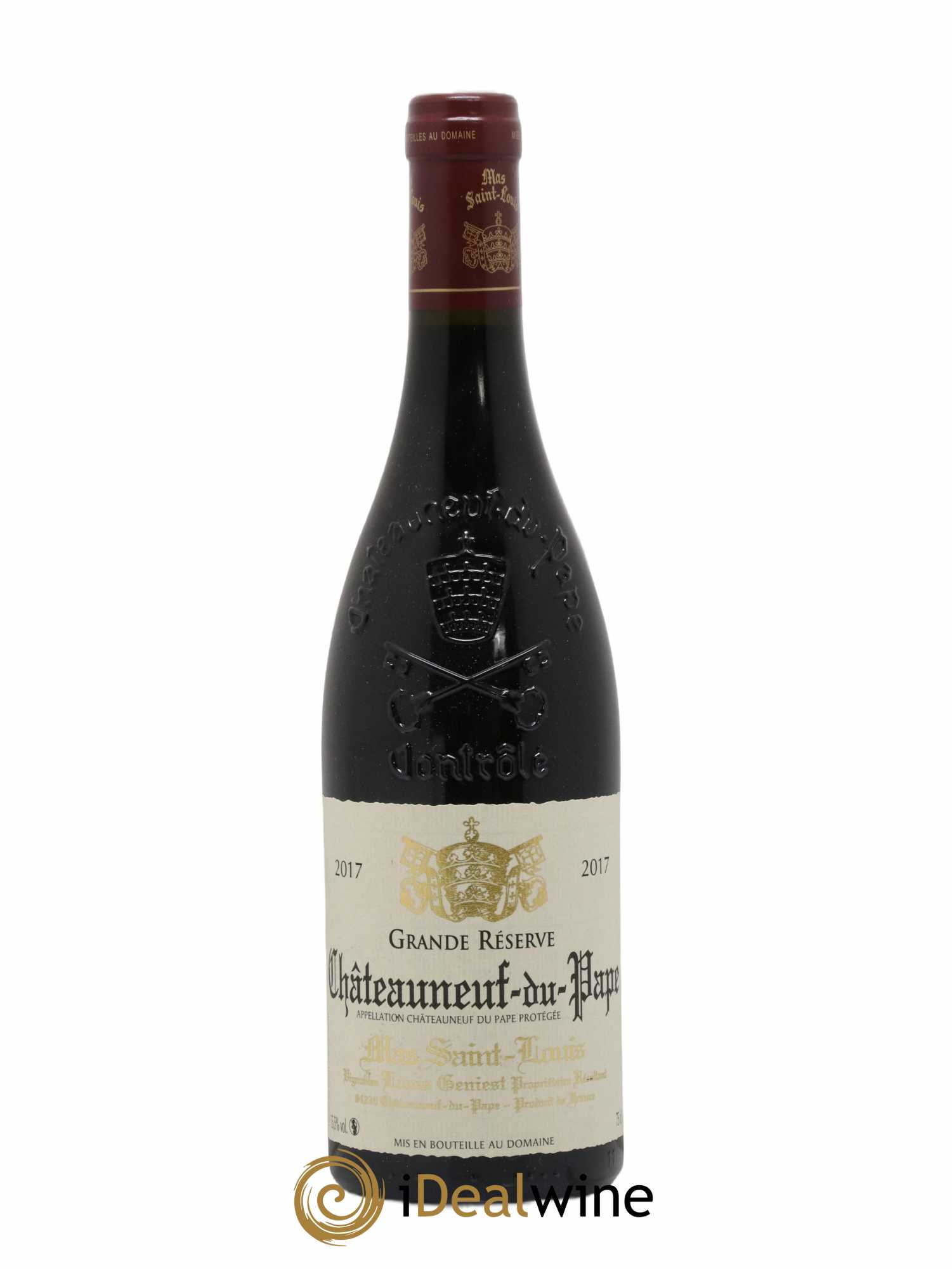 Châteauneuf-du-Pape Grande Réserve Mas Saint-Louis 2017 - Lot de 1 bouteille - 0