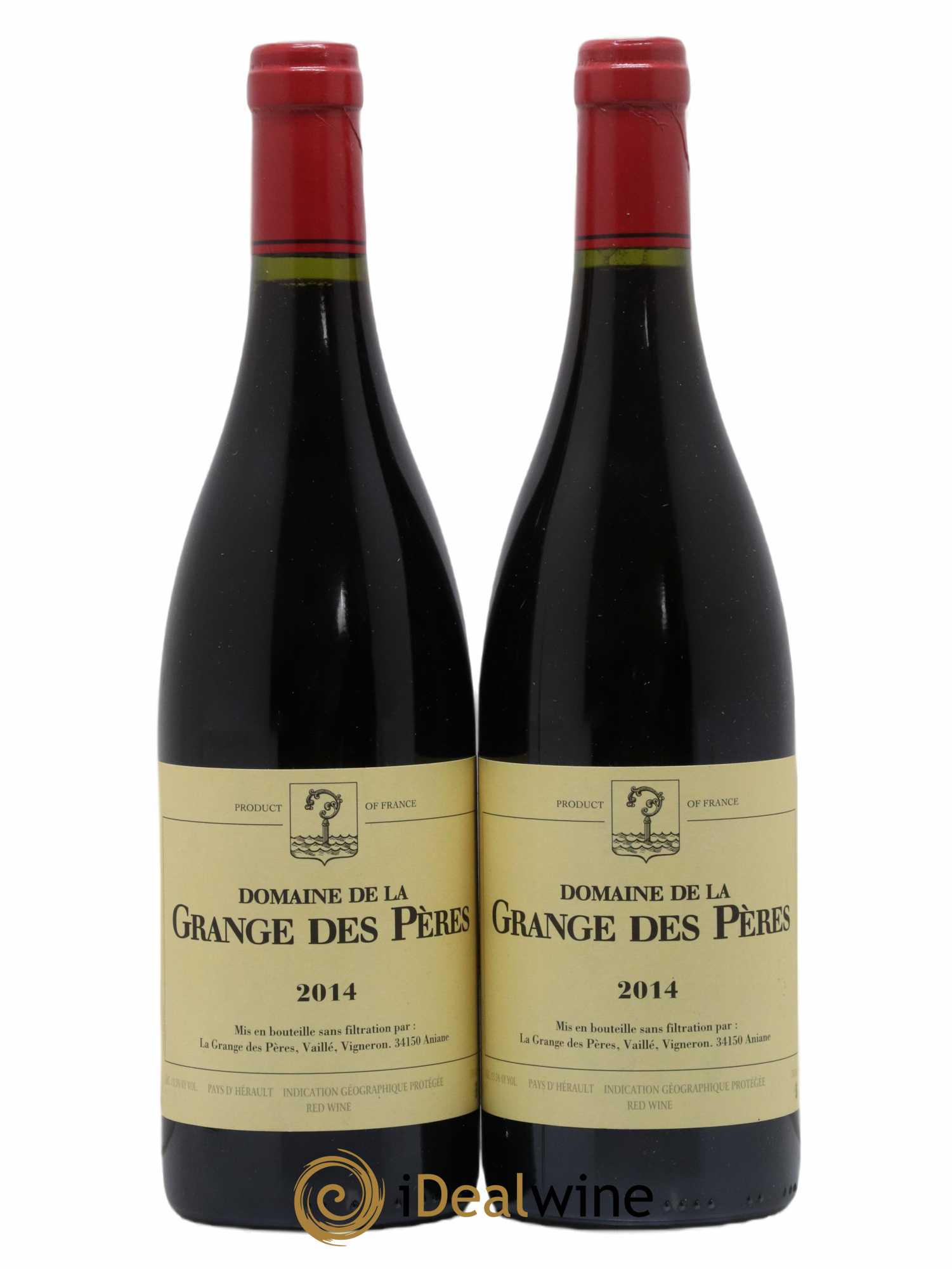 Pays d'Hérault Grange des Pères Laurent Vaillé 2014 - Lot de 2 bouteilles - 0