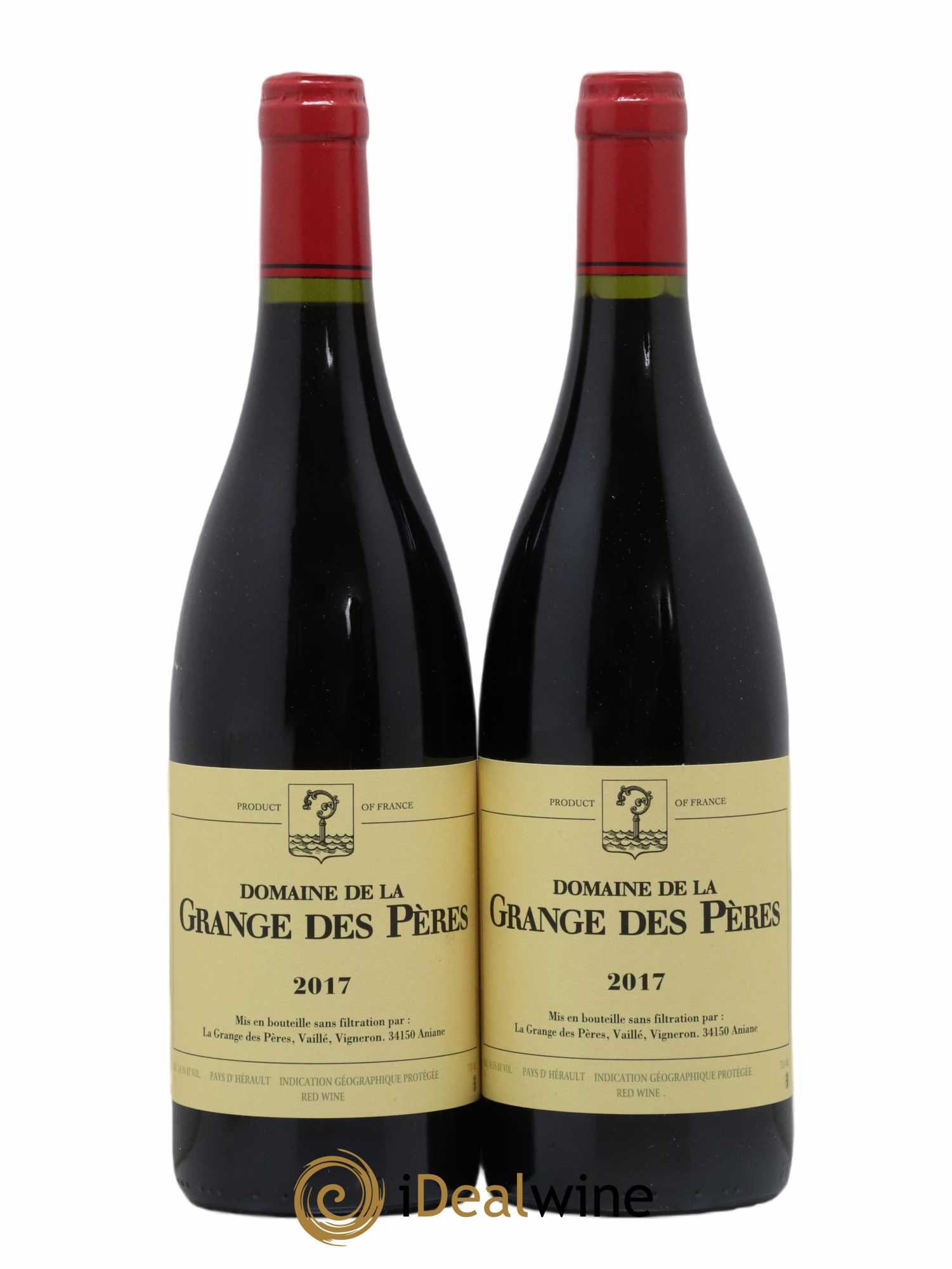 Pays d'Hérault Grange des Pères Laurent Vaillé 2017 - Lot de 2 bouteilles - 0