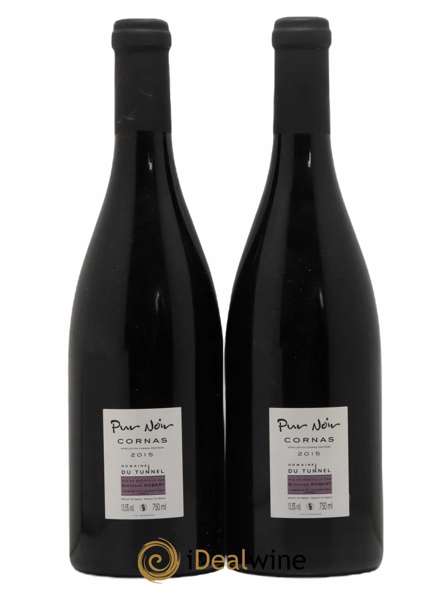Cornas Pur Noir Tunnel (Domaine du) 2015 - Lot de 2 bouteilles - 1