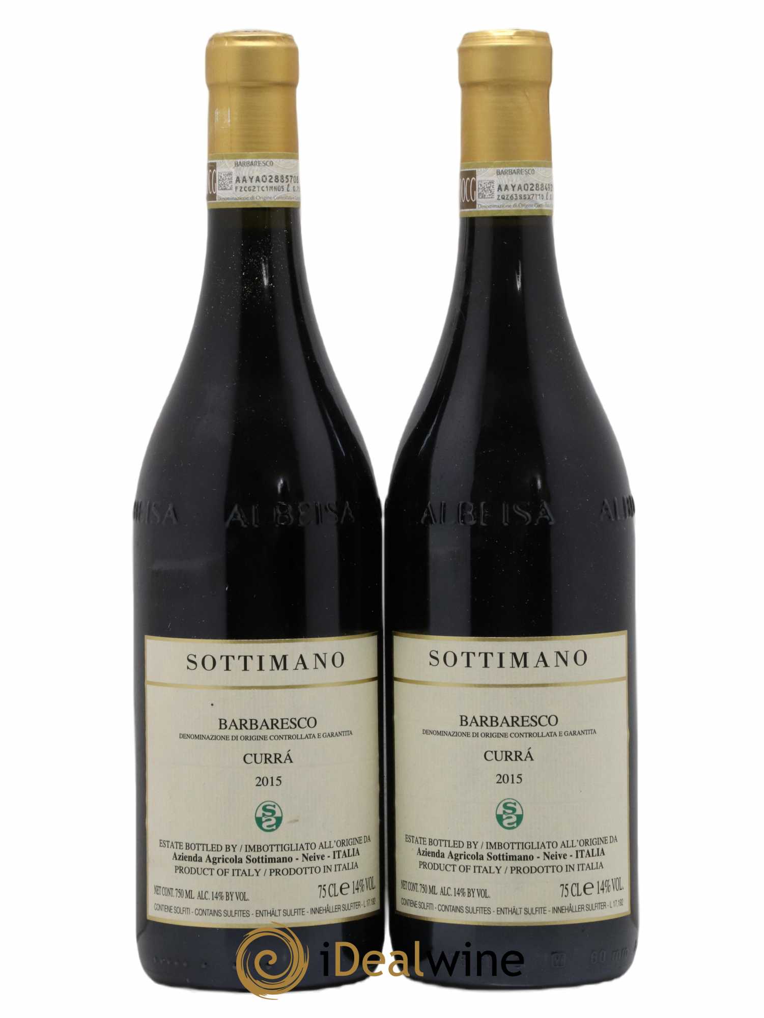 Barbaresco DOCG Currà Sottimano 2015 - Lot de 2 bouteilles - 0
