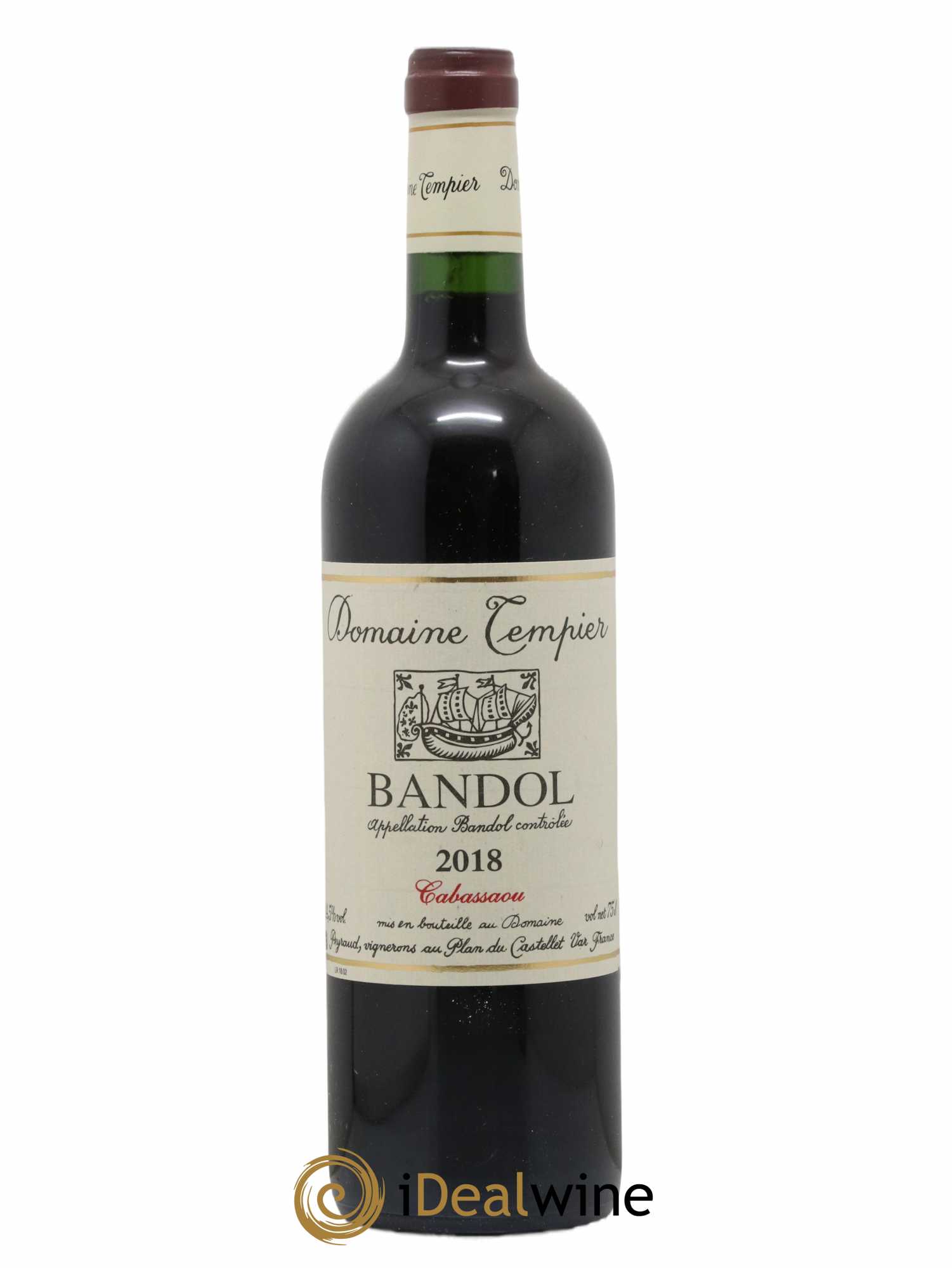 Bandol Domaine Tempier Cuvée Cabassaou Famille Peyraud 2018 - Lot de 1 bouteille - 0