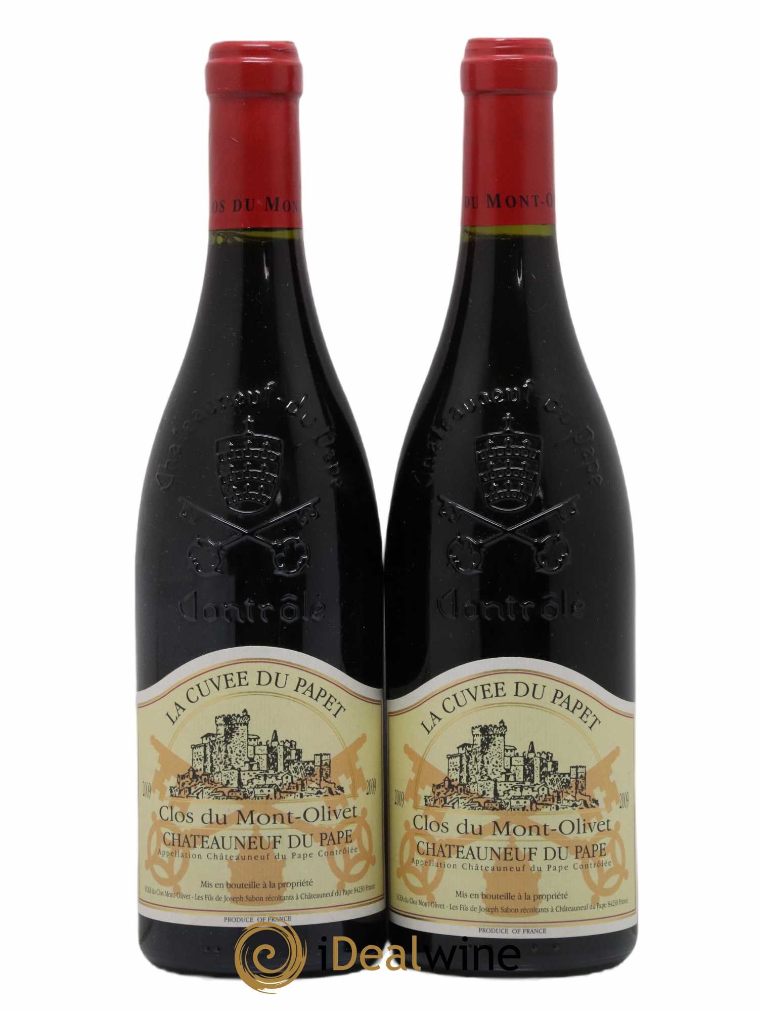Châteauneuf-du-Pape Cuvée du Papet Clos du Mont-Olivet 2009 - Lot de 2 bouteilles - 0