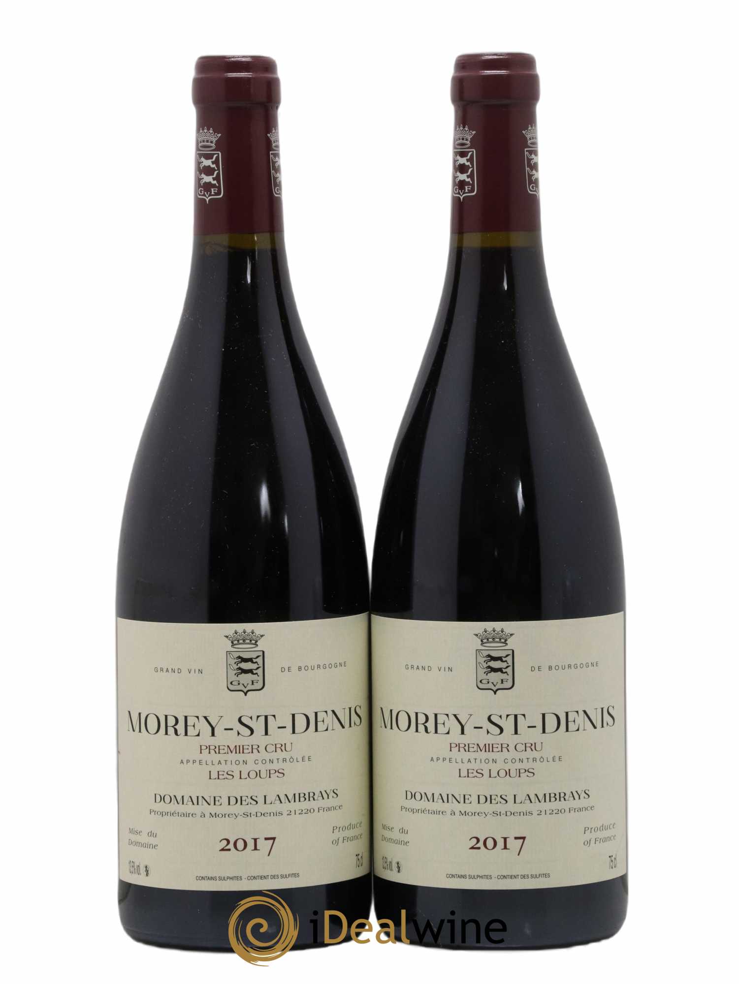 Morey-Saint-Denis 1er Cru Les Loups Domaine des Lambrays 2017 - Lot de 2 bouteilles - 0