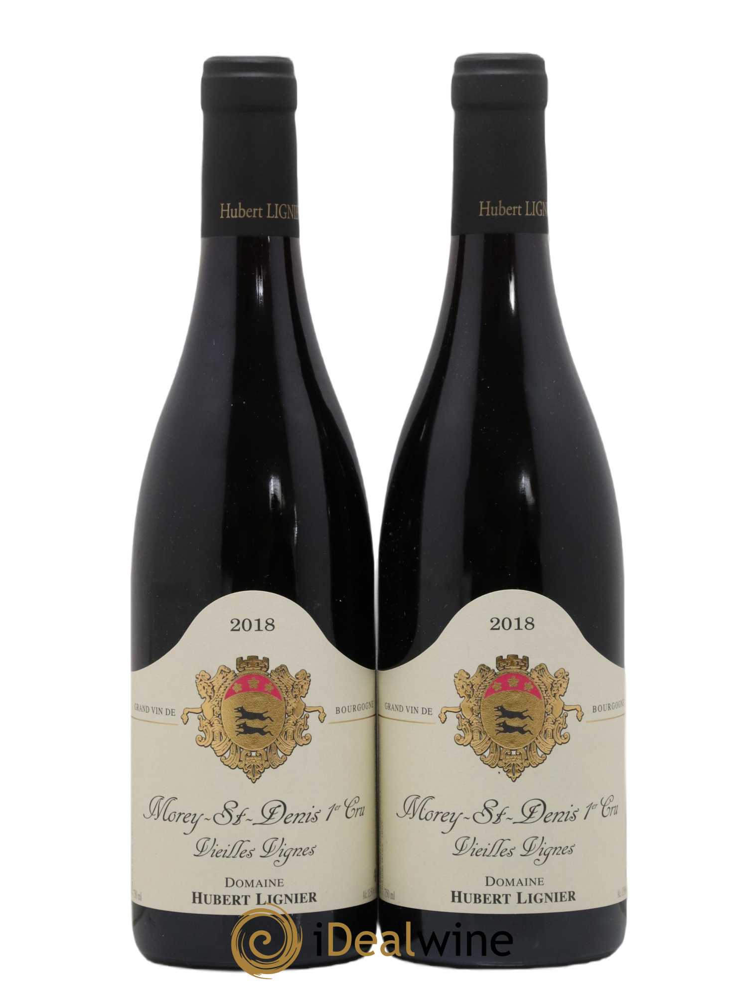 Morey-Saint-Denis 1er Cru Vieilles Vignes Hubert Lignier (Domaine) 2018 - Lot de 2 bouteilles - 0