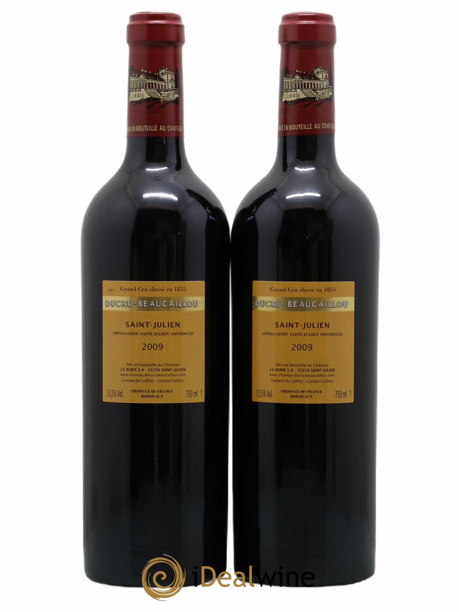 Château Ducru Beaucaillou 2ème Grand Cru Classé 2009 - Lot of 2 bottles - 1