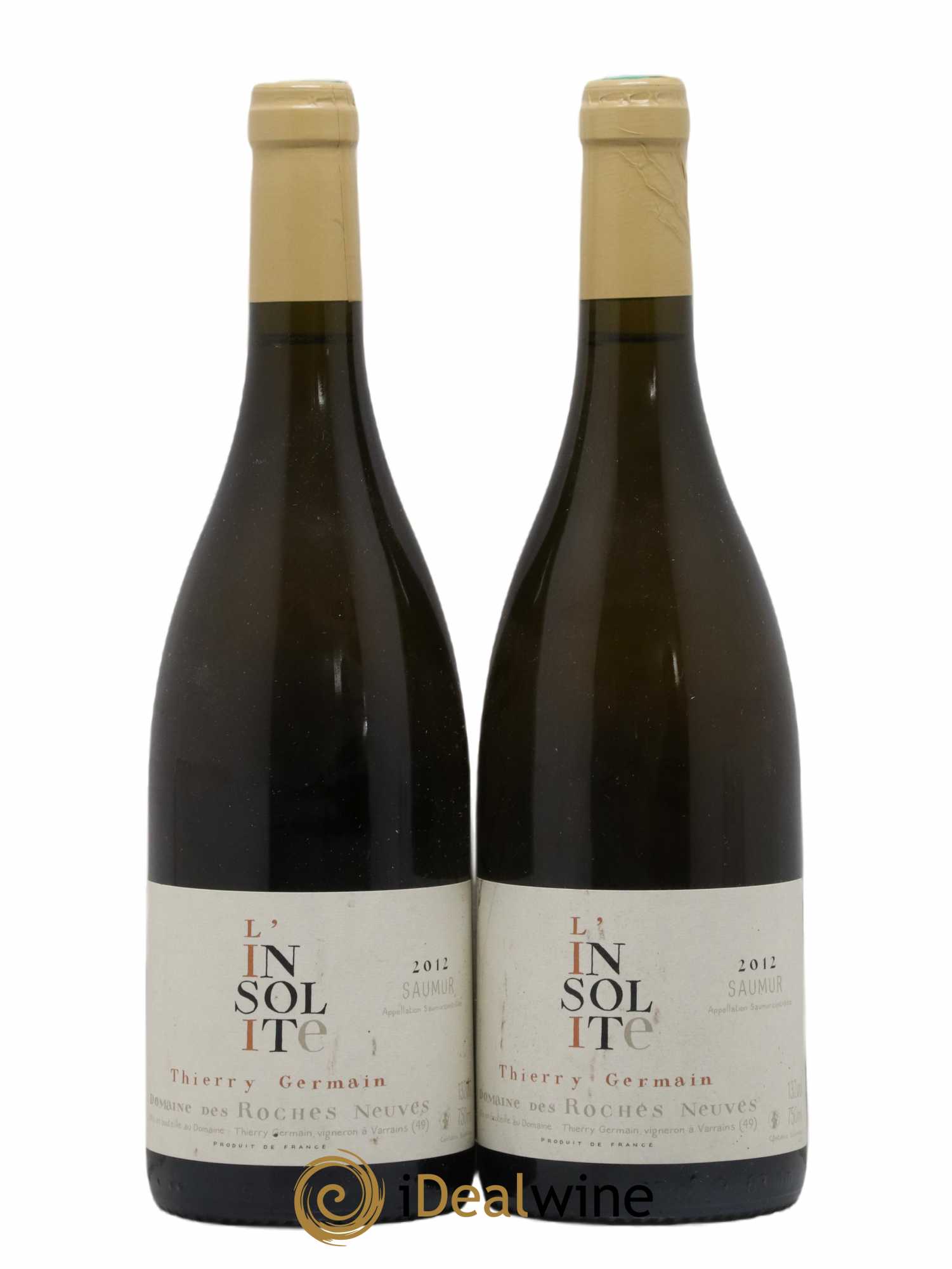 Saumur Insolite Domaine des Roches Neuves - Thierry Germain 2012 - Lot de 2 bouteilles - 0