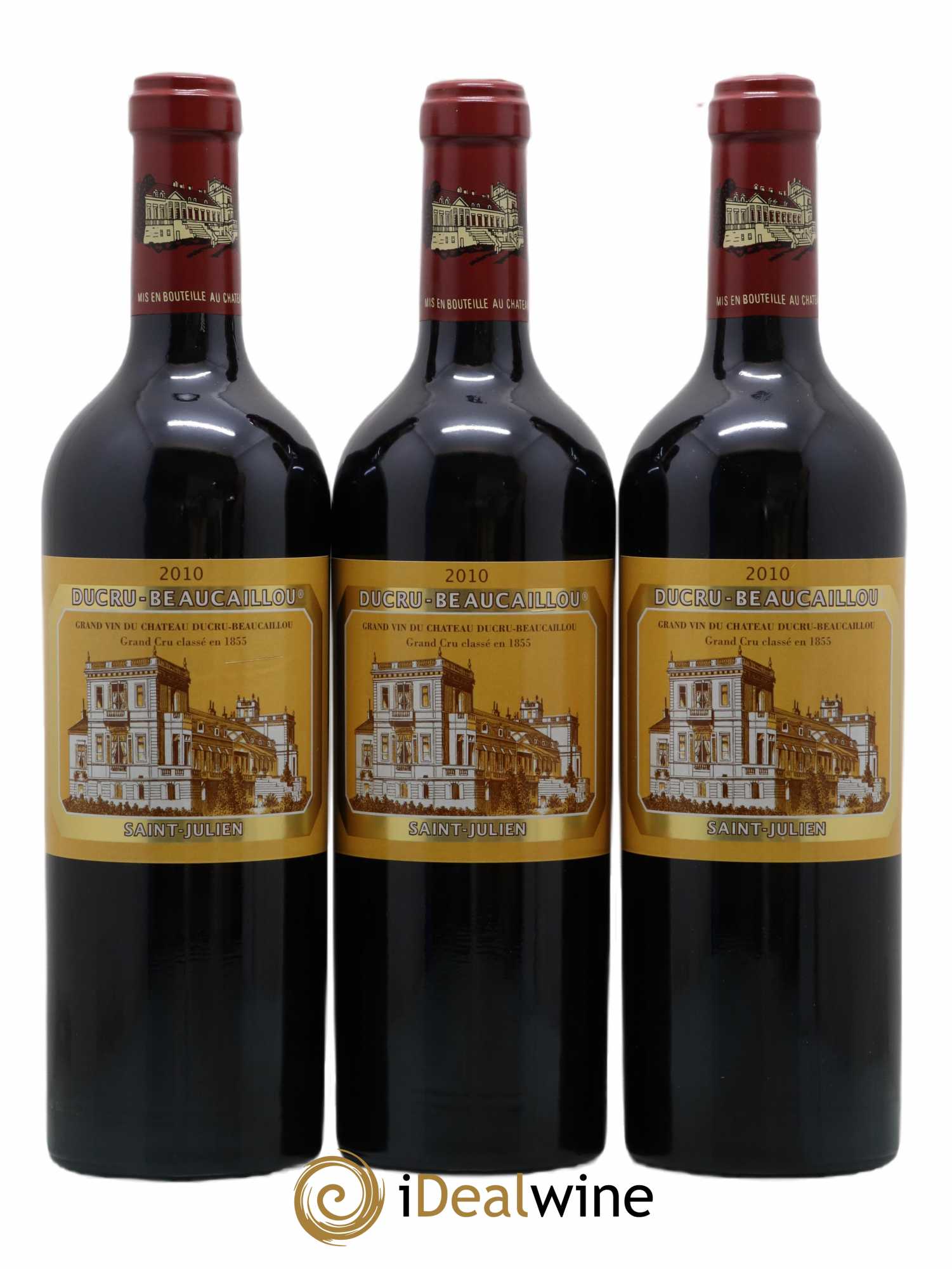 Château Ducru Beaucaillou 2ème Grand Cru Classé 2010 - Lot de 3 bouteilles - 0