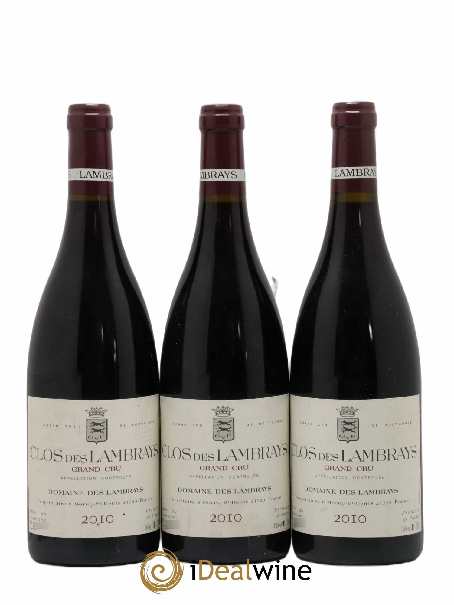 Clos des Lambrays Grand Cru Domaine des Lambrays 2010 - Lotto di 3 bottiglie - 0