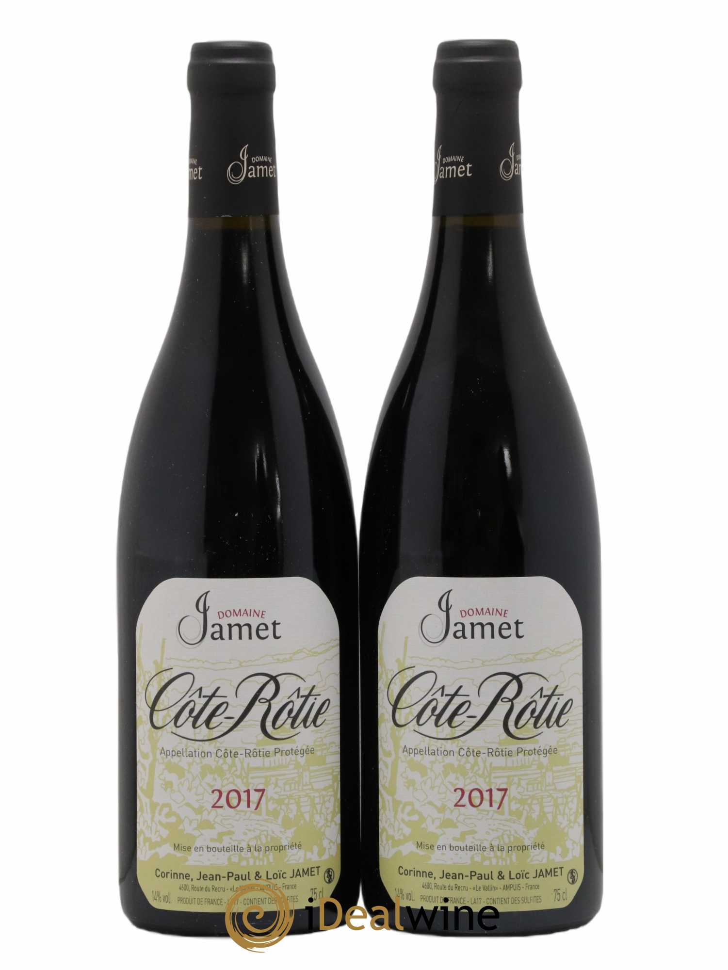 Côte-Rôtie Jamet (Domaine) 2017 - Lot de 2 bouteilles - 0