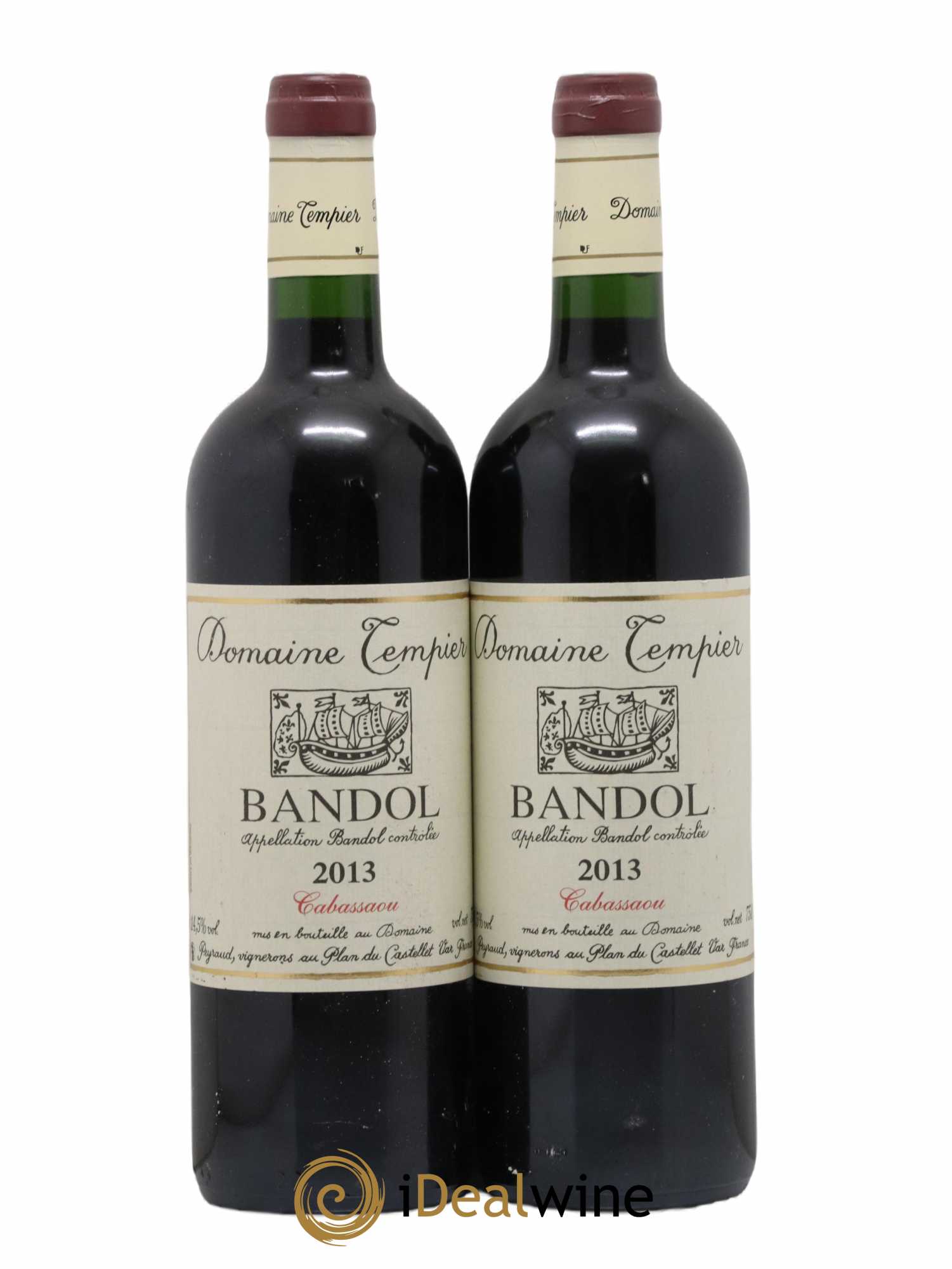Bandol Domaine Tempier Cuvée Cabassaou Famille Peyraud 2013 - Lot de 2 bouteilles - 0