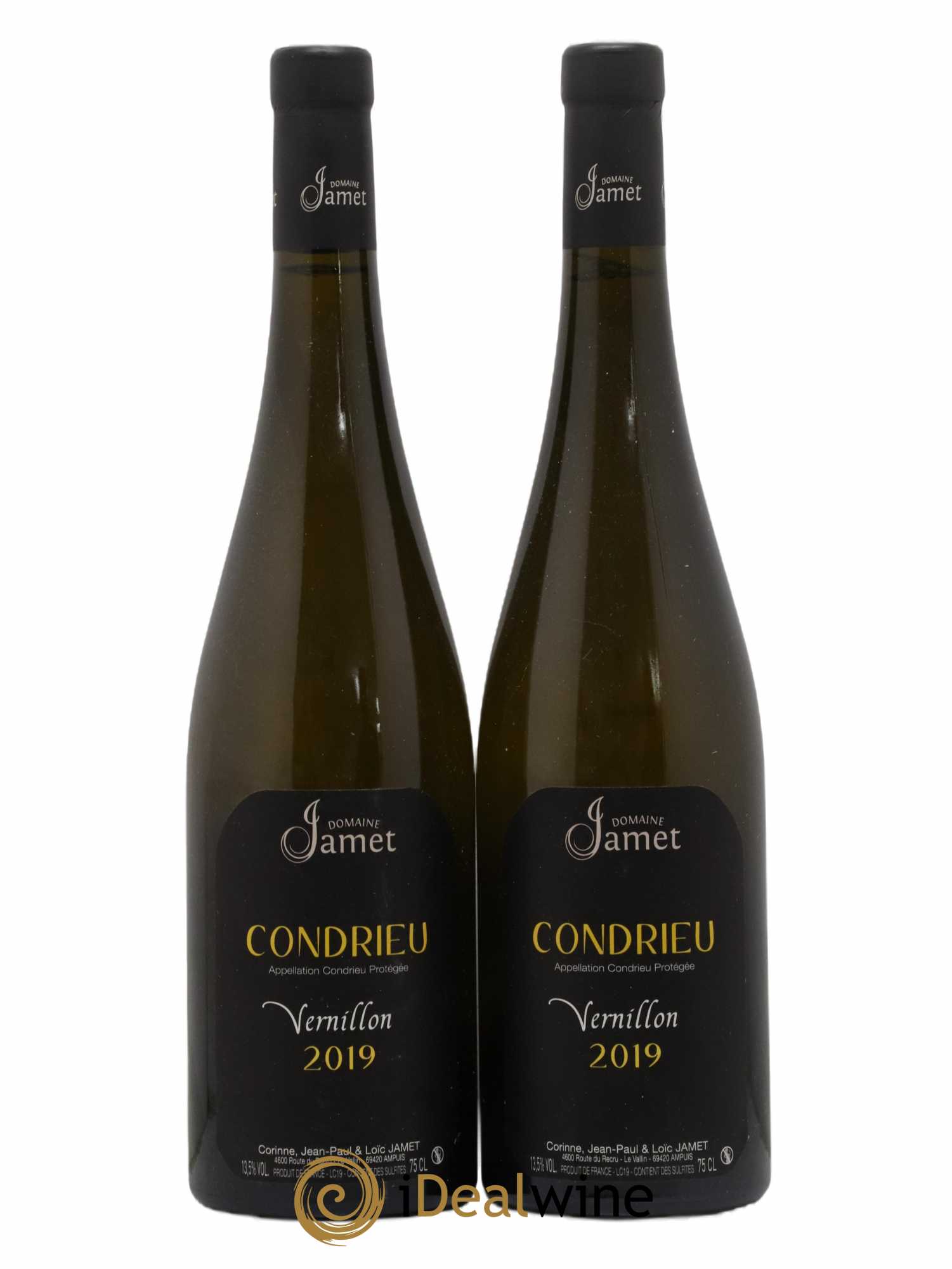 Condrieu Vernillon Jamet (Domaine) 2019 - Lot of 2 bottles - 0