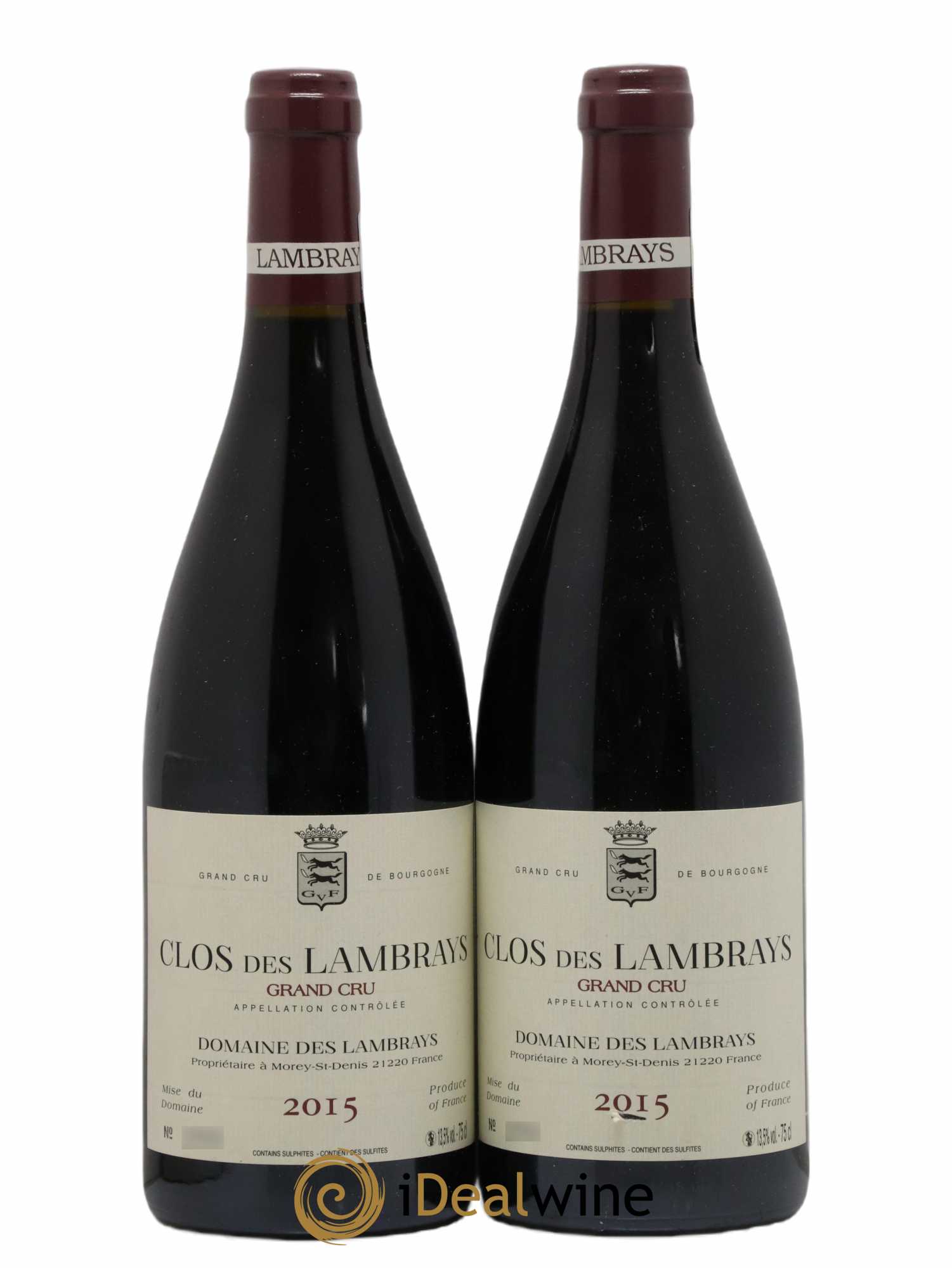 Clos des Lambrays Grand Cru Domaine des Lambrays 2015 - Lot de 2 bouteilles - 0
