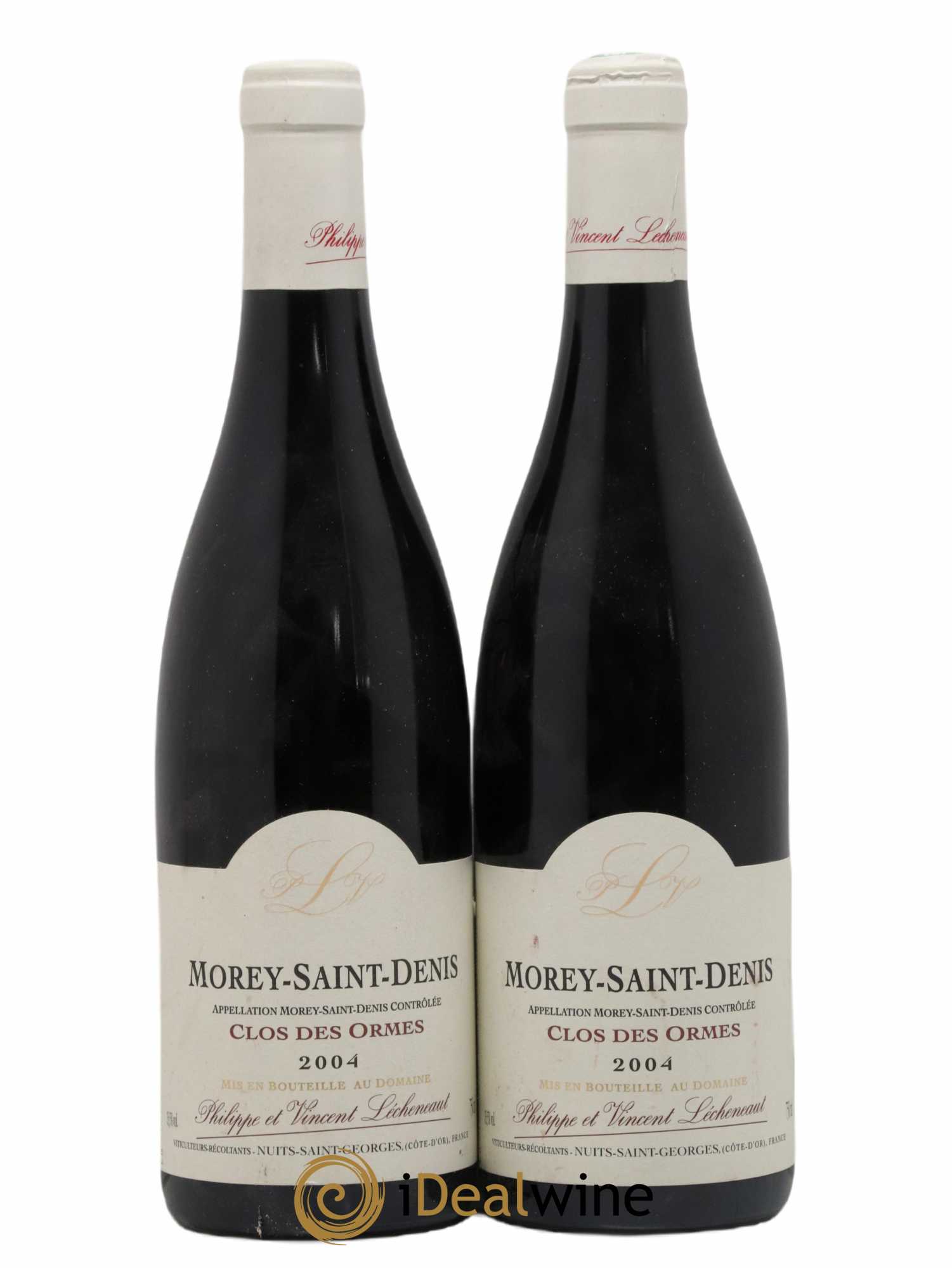 Morey-Saint-Denis Clos des Ormes Lécheneaut (Domaine) 2004 - Lot de 2 bouteilles - 0