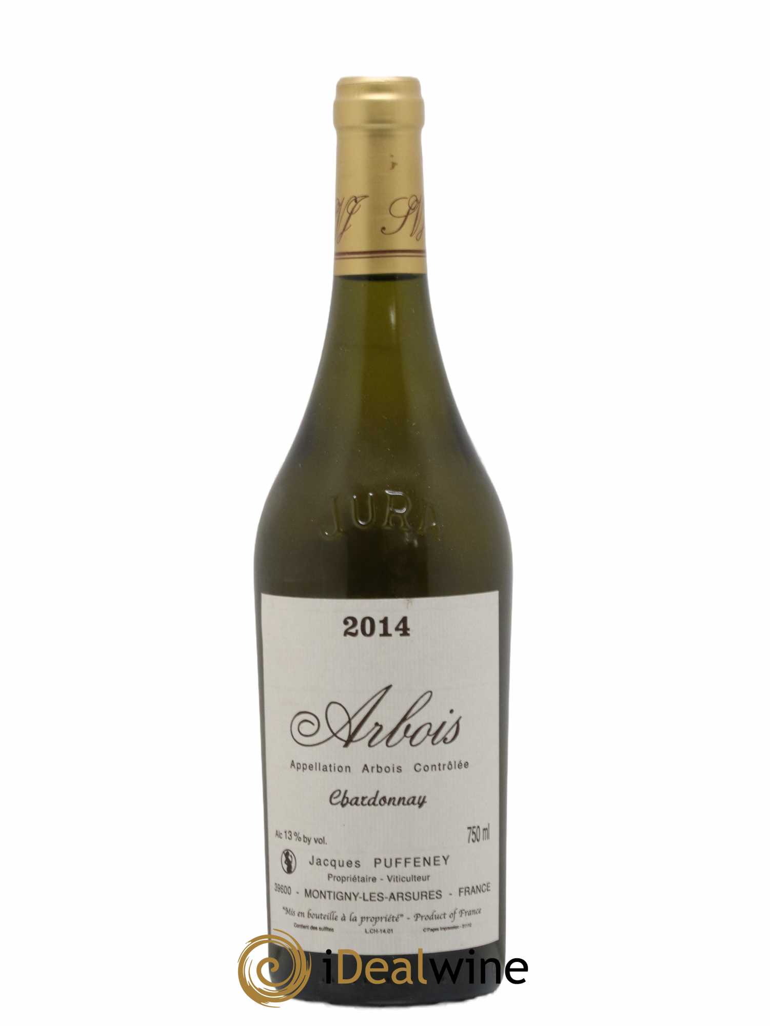 Arbois Chardonnay Jacques Puffeney 2014 - Lot de 1 bouteille - 0
