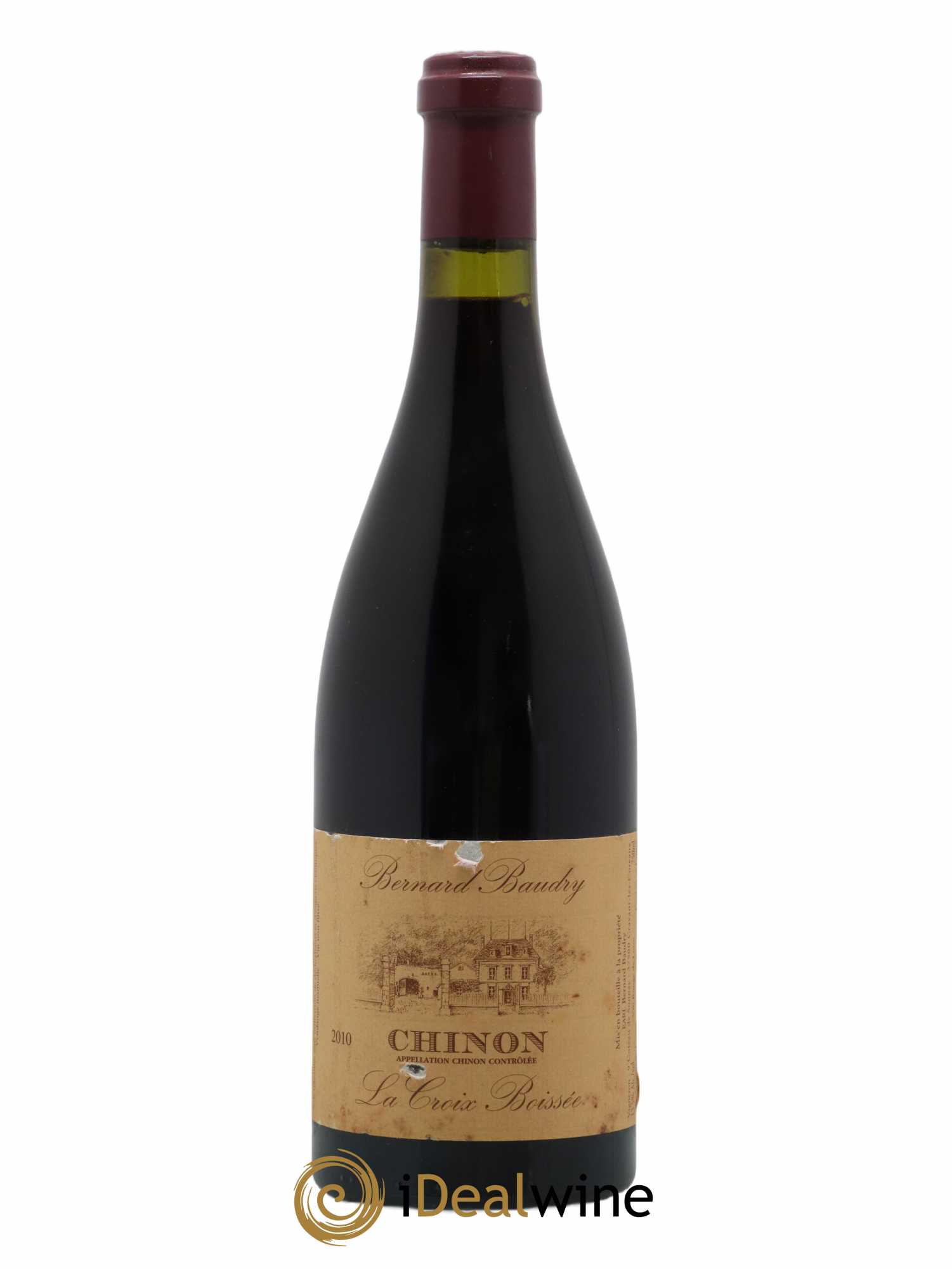 Chinon La Croix Boissée Bernard Baudry 2010 - Lot de 1 bouteille - 0