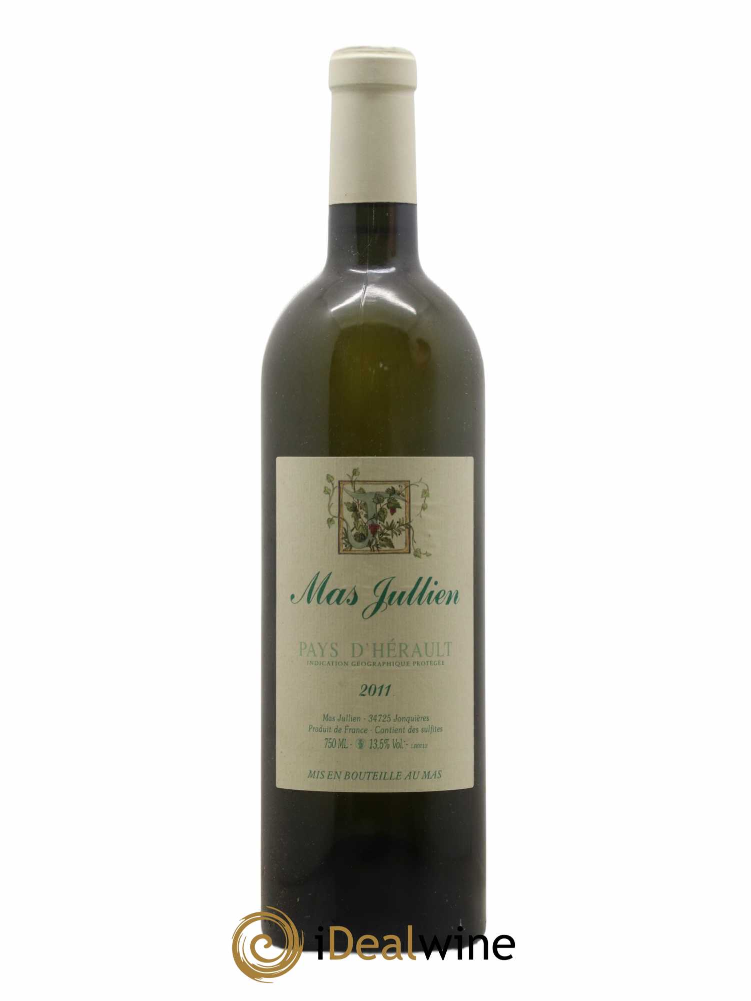 Pays d'Hérault Mas Jullien Olivier Jullien 2011 - Lot de 1 bouteille - 0
