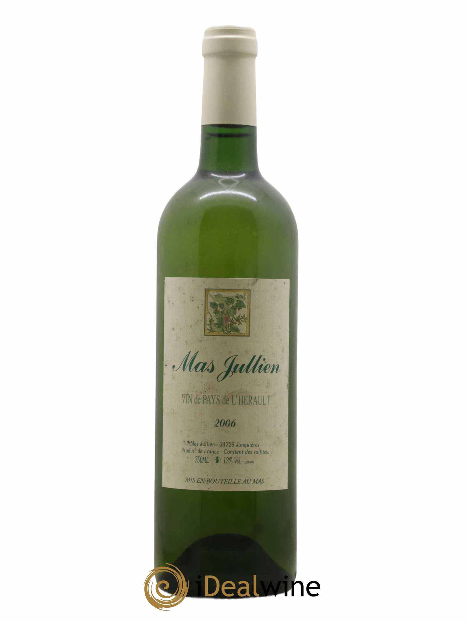Pays d'Hérault Mas Jullien Olivier Jullien 2006 - Lot de 1 bouteille - 0