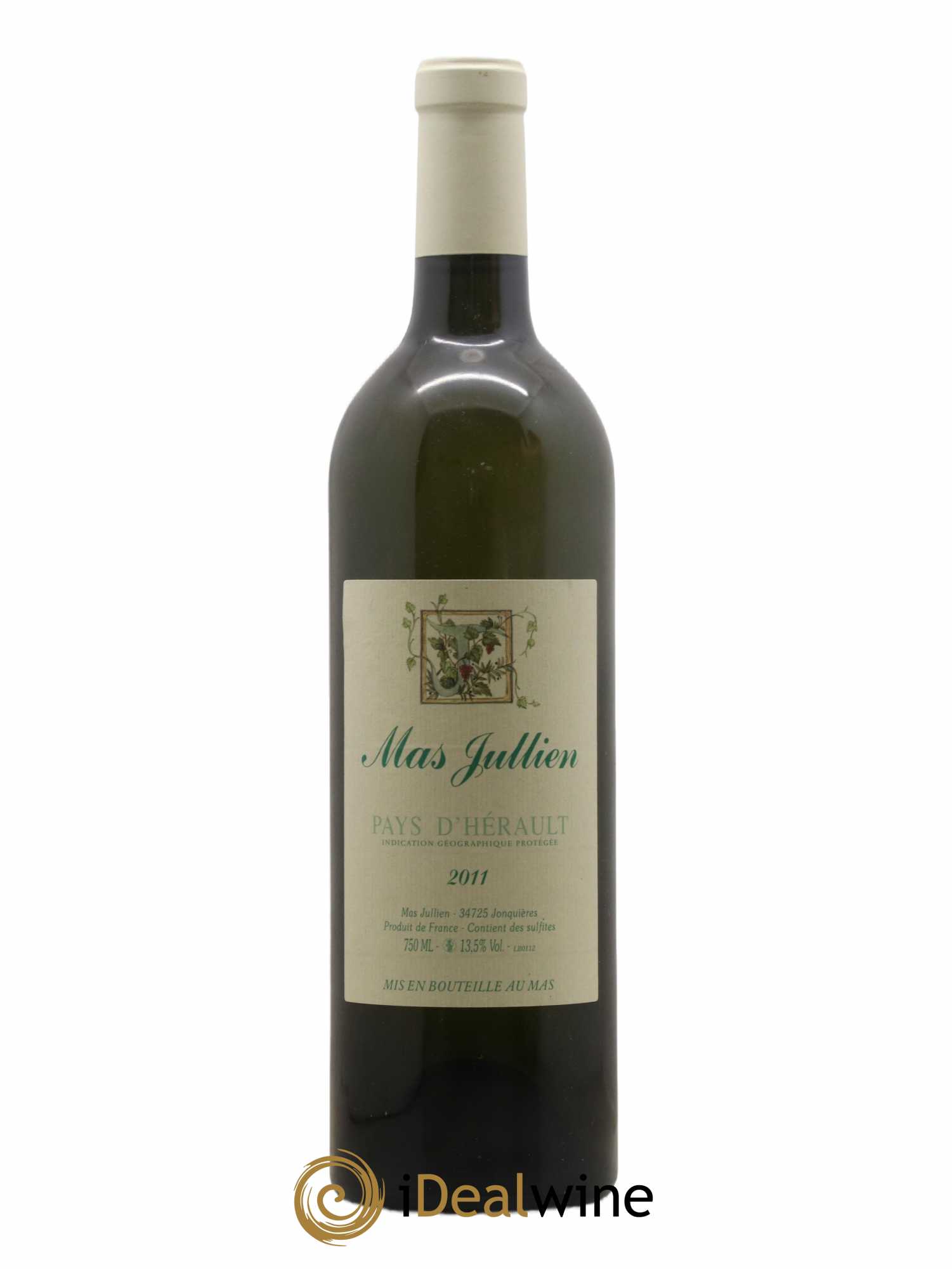Pays d'Hérault Mas Jullien Olivier Jullien 2011 - Lot de 1 bouteille - 0